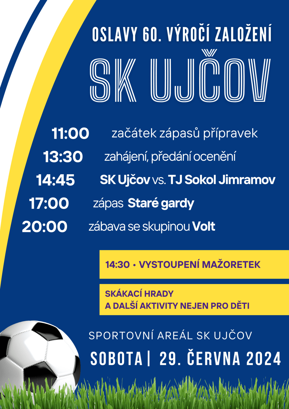 Oslavy 60. výročí založení SK Ujčov