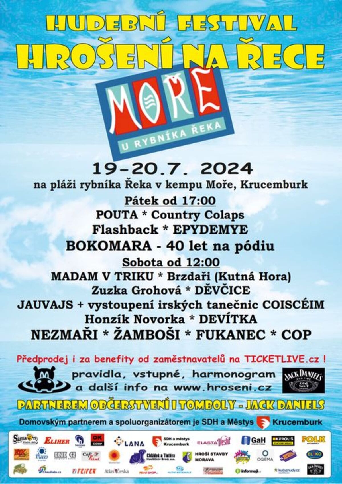 Hudební festival Hrošení na řece