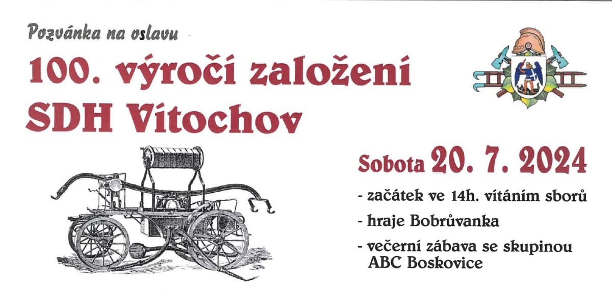 100. výročí založení SDH Vítochov