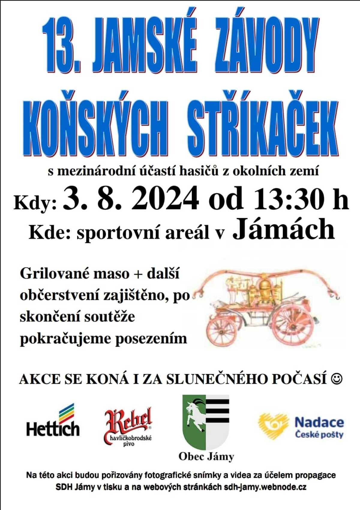 13. Jamske zavody konskych strikacek