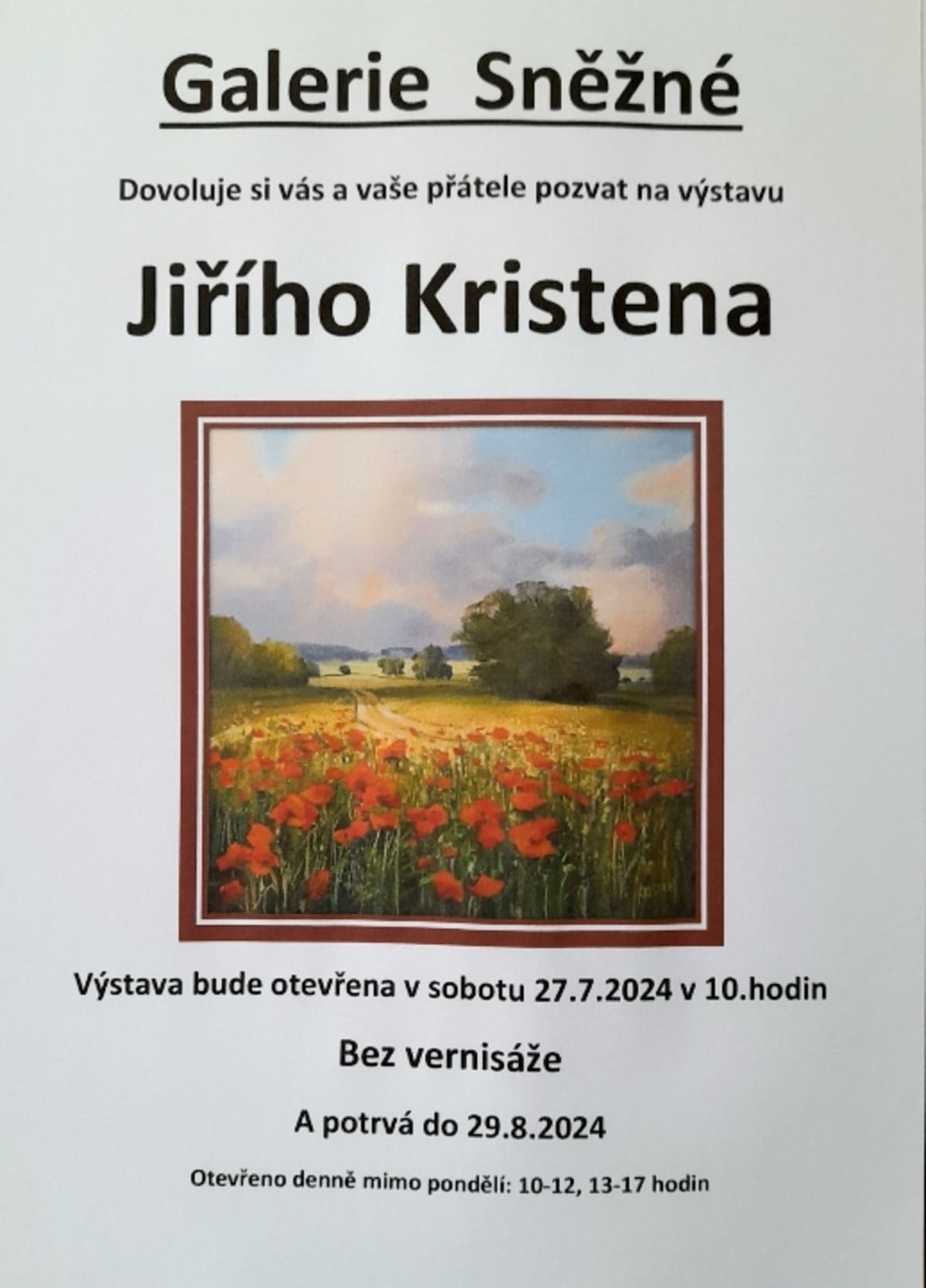 Výstava Jiřího Kristena