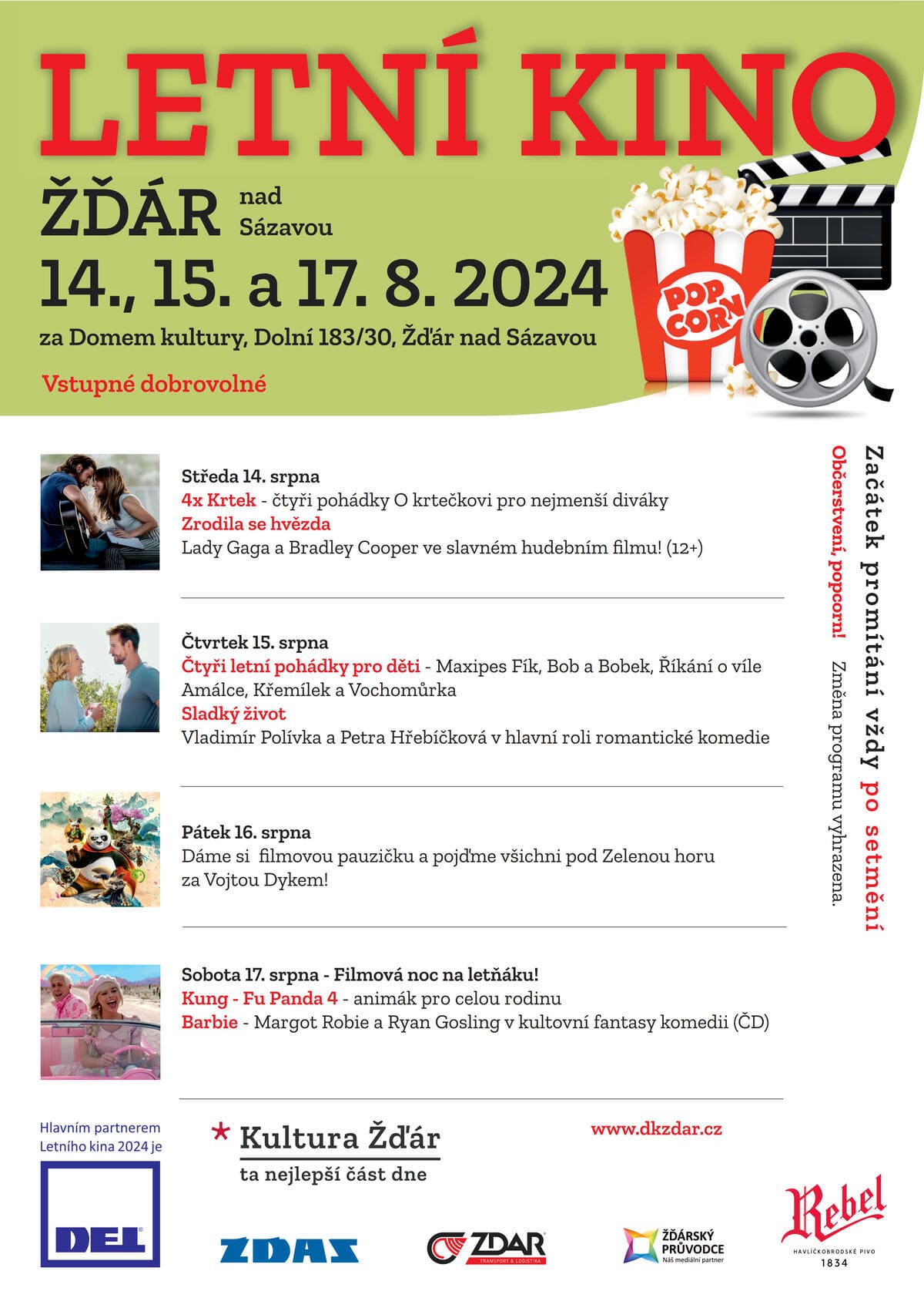 Letní kino Žďár nad Sázavou