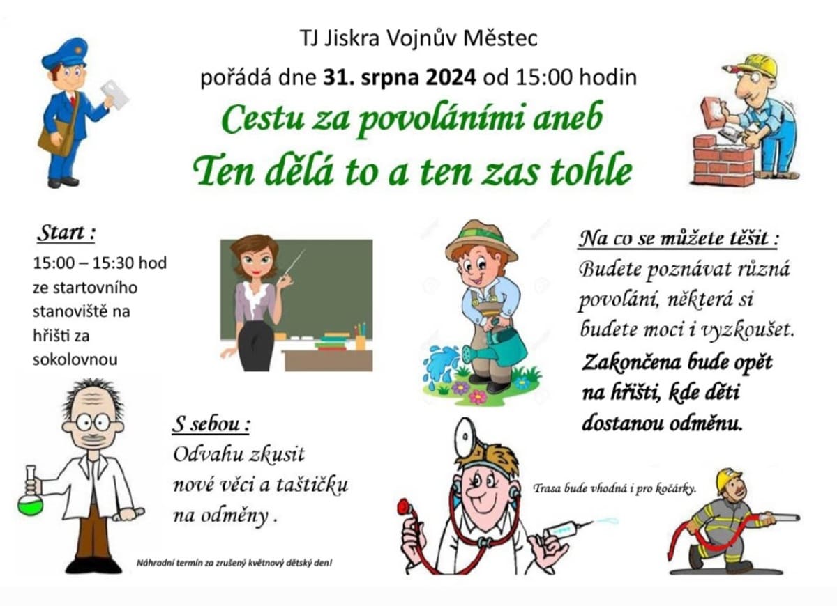 Cesta za povoláními aneb Ten dělá to a ten zas tohle