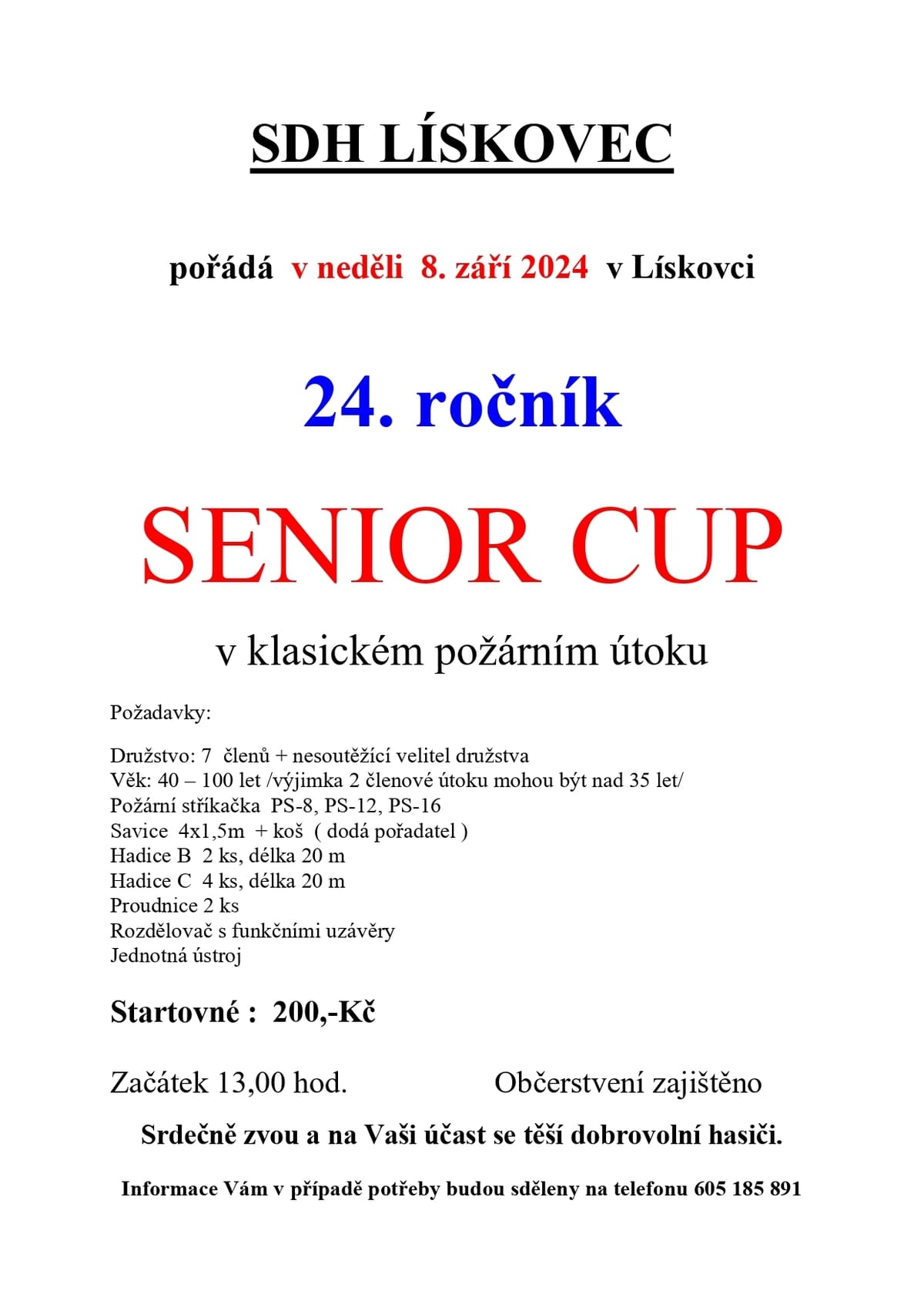 24. ročník SENIOR CUP