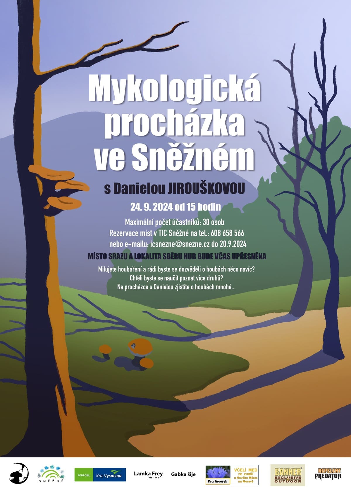 Mykologicka prochazka ve Sneznem