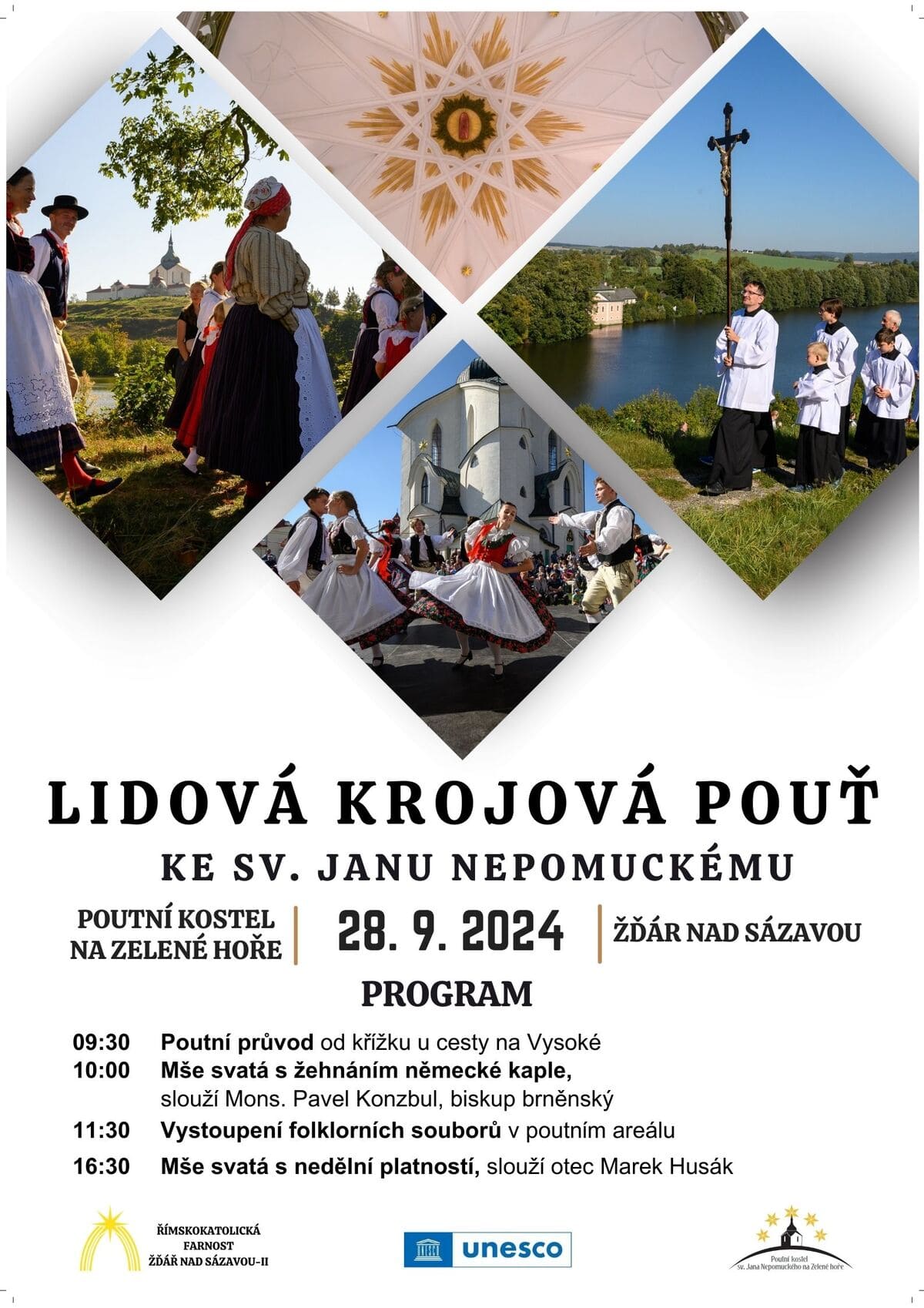 Lidová krojová pouť ke sv. Janu Nepomuckému