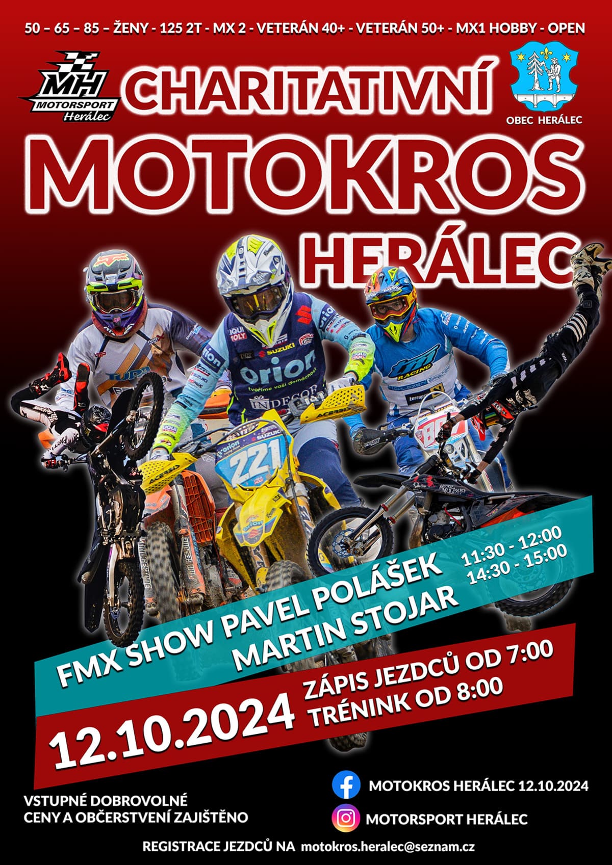 Charitativní Motokros Herálec