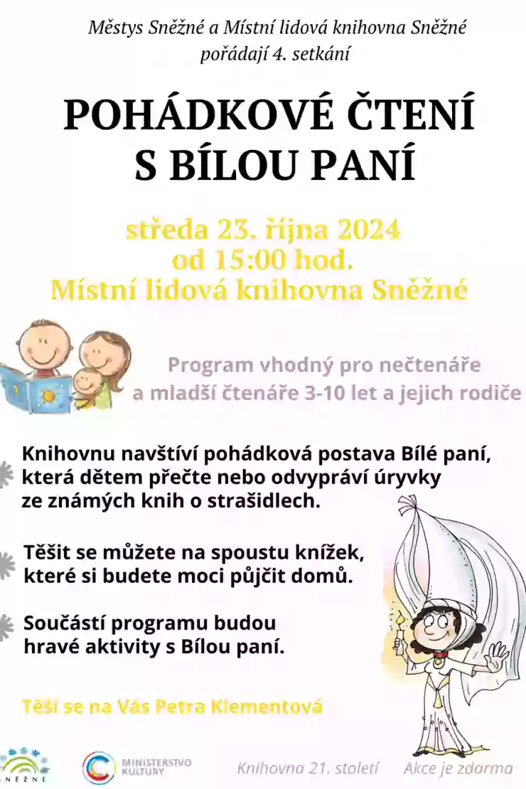 Pohádkové čtení s Bílou paní