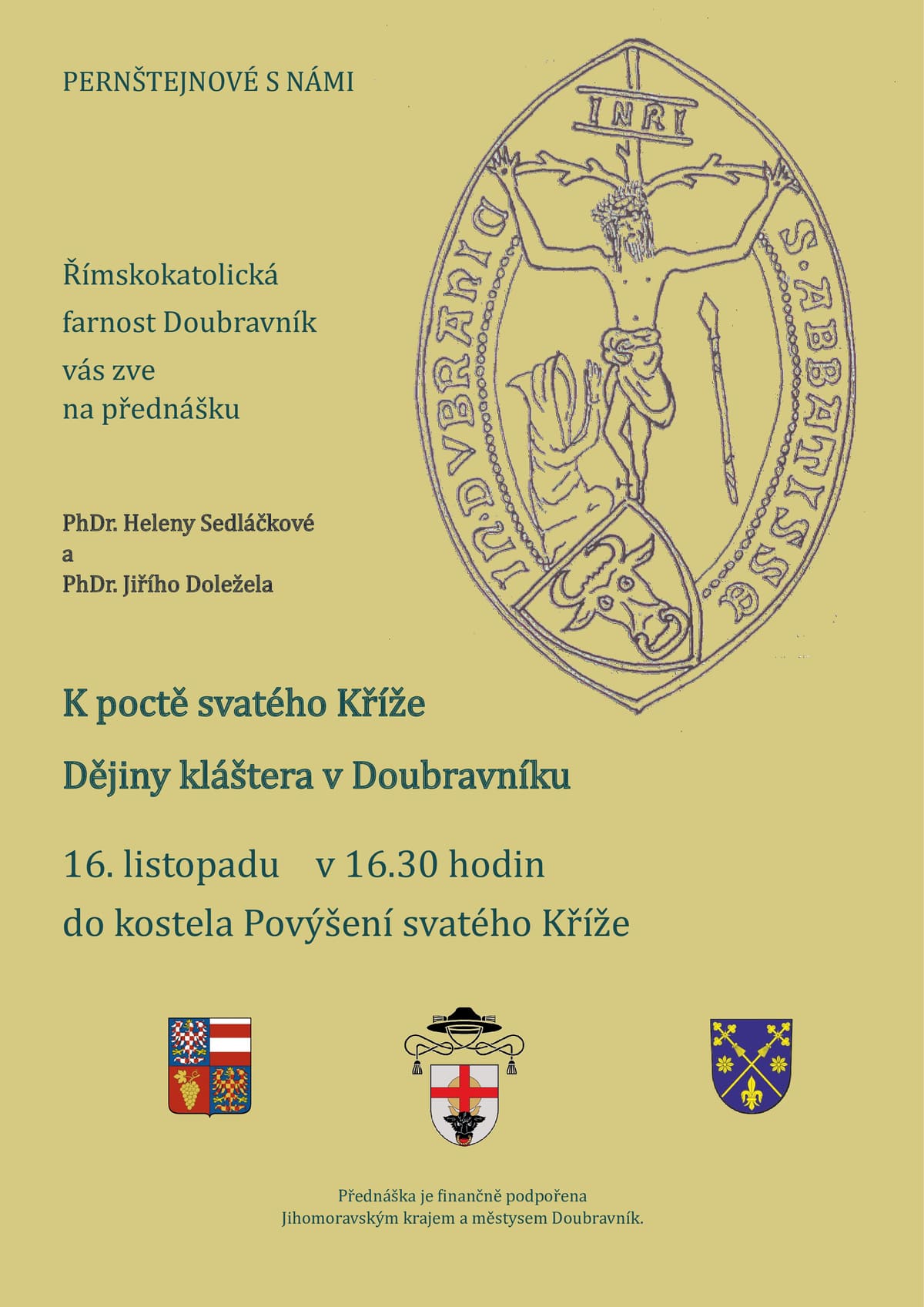 K poctě svatého Kříže Dějiny kláštera v Doubravniku