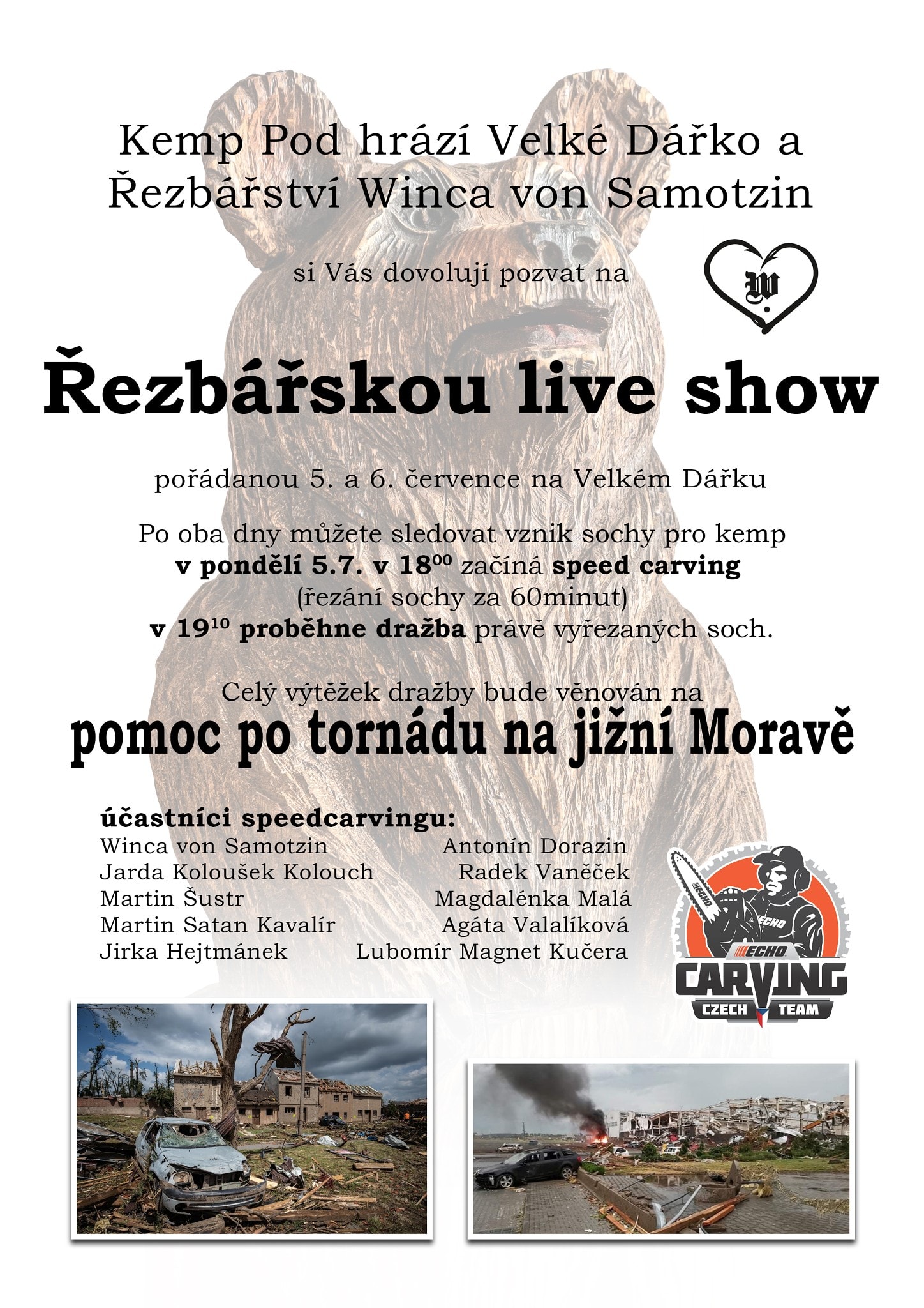 Řezbářská live show