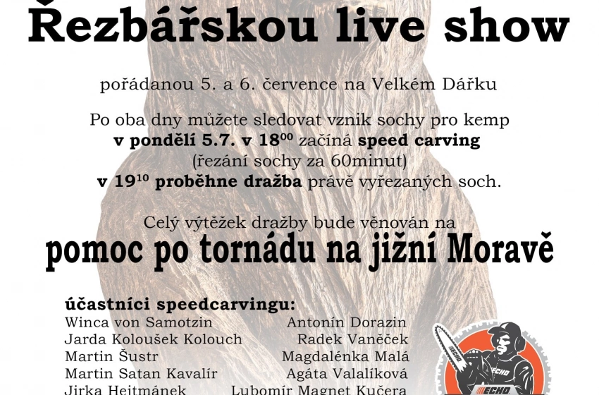 Řezbářská live show  
