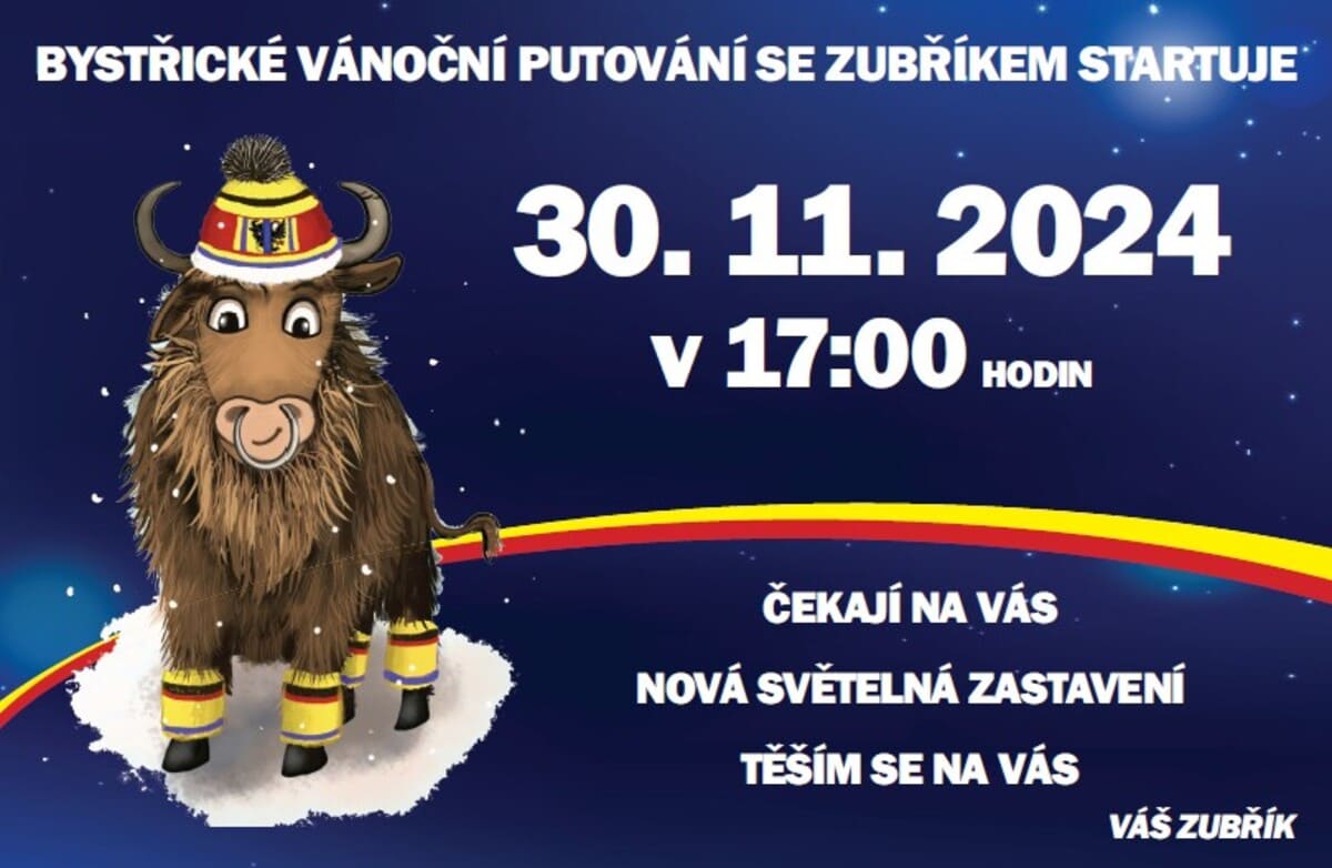 Bystřické vánoční putování se Zubříkem startuje