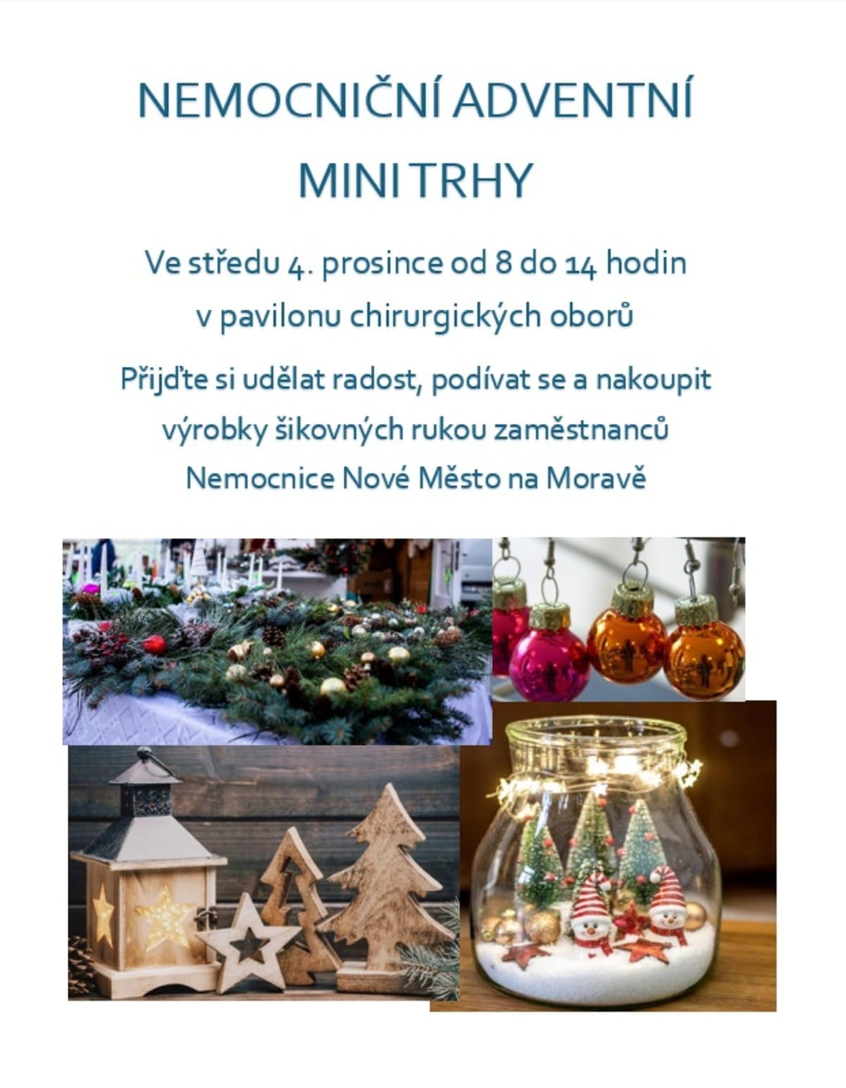 Nemocniční adventní mini trhy
