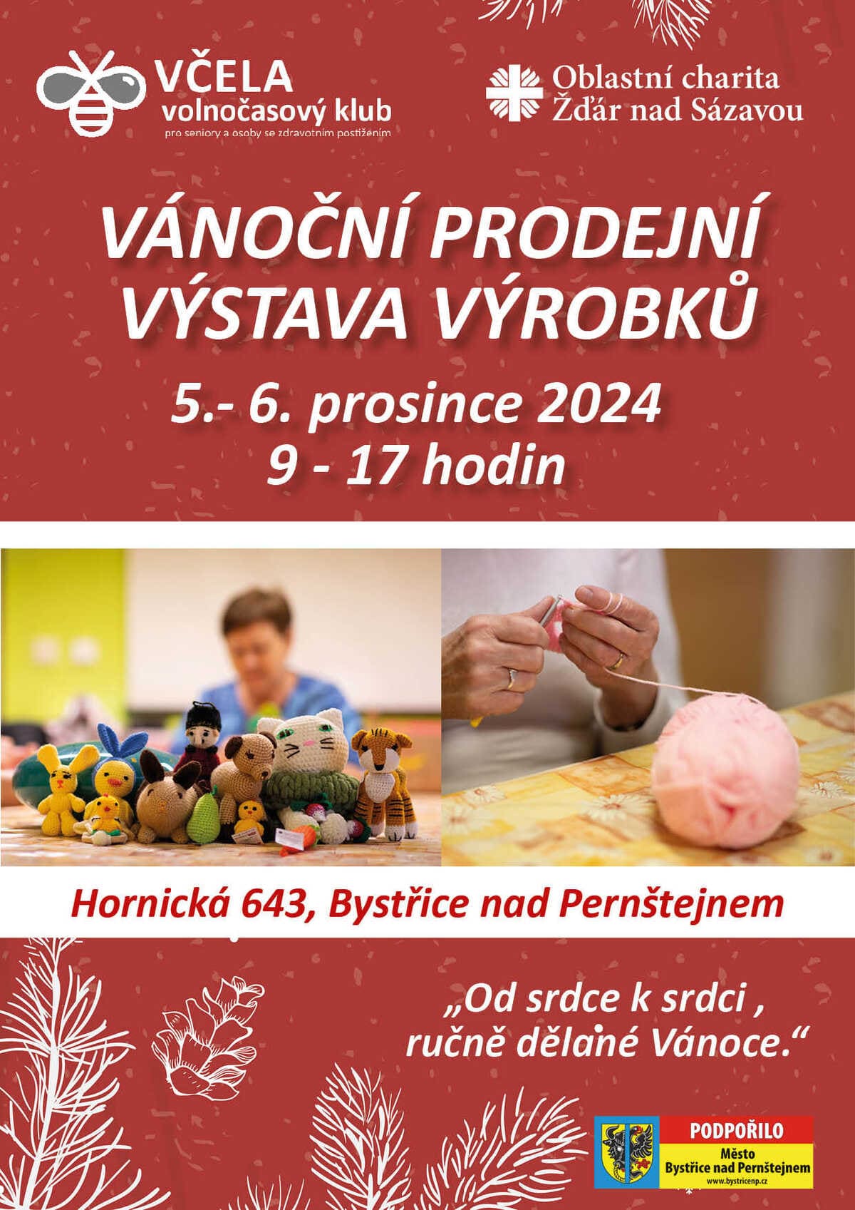 Vánoční prodejní výstava výrobků