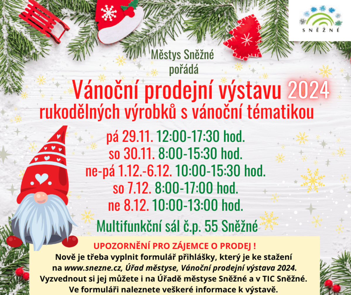 Vánoční výstavu 2024
