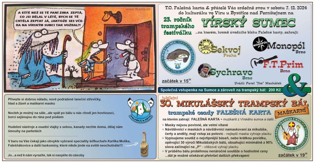 23. ročník trampského festiválku VÍRSKÝ SUMEČ