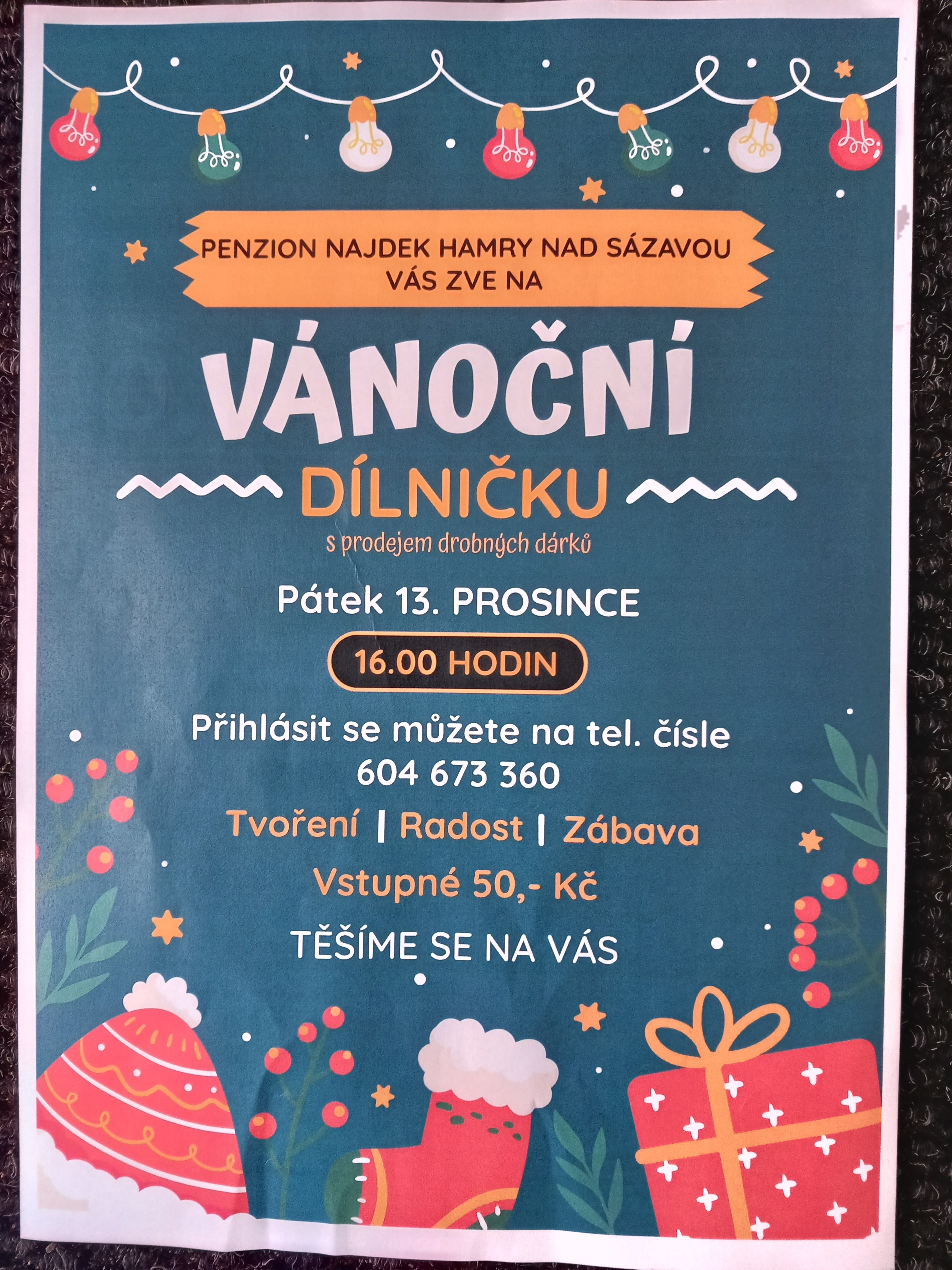 Vánoční dílničku