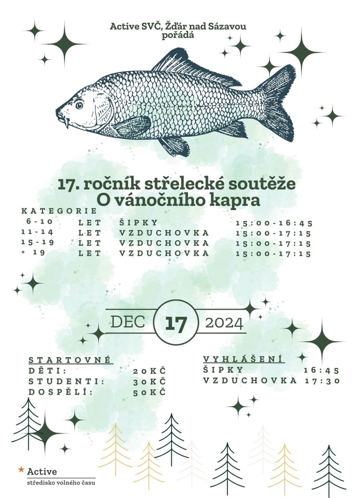 17. ročník střelecké soutěže O vánočního kapra