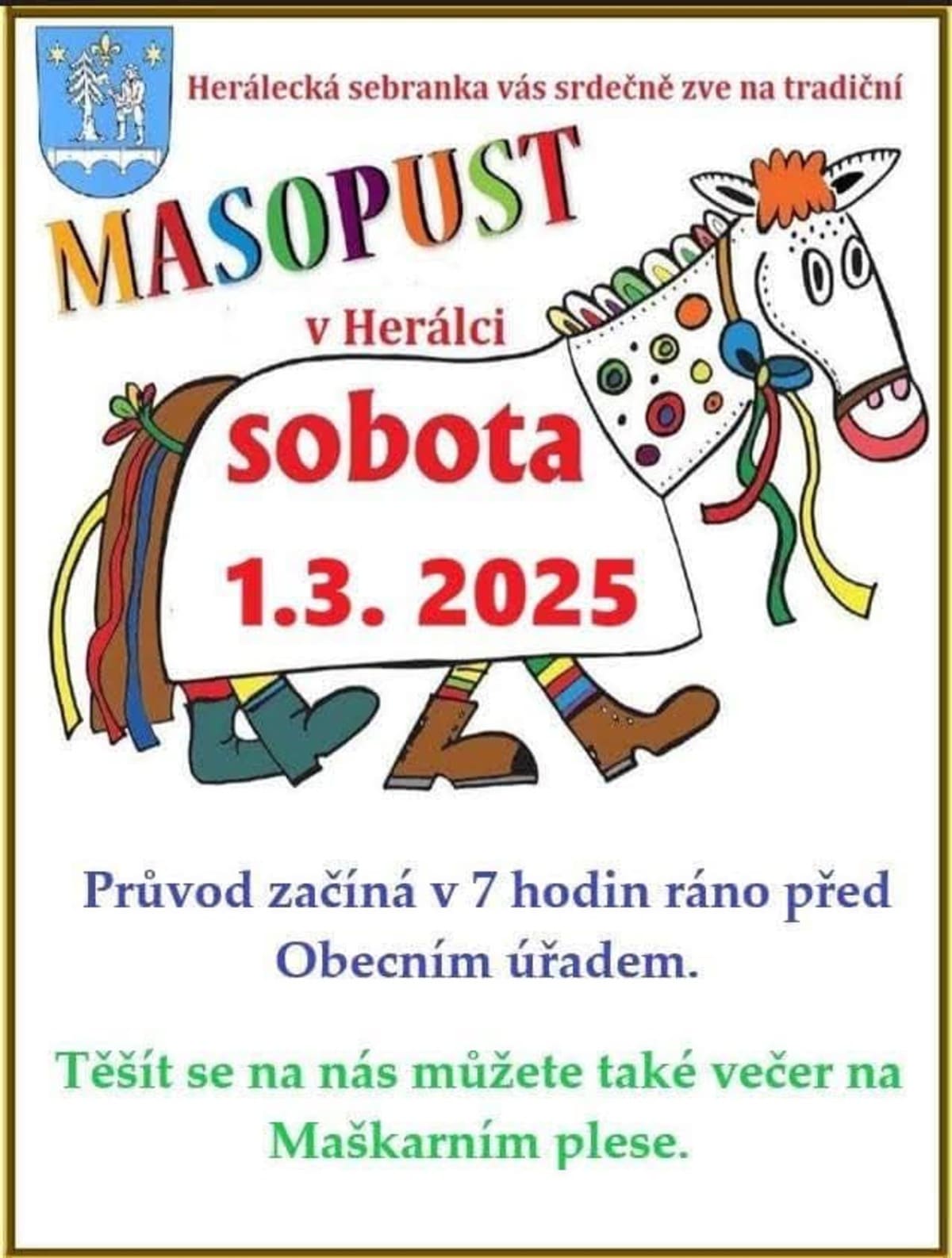 Masopust v Herálci