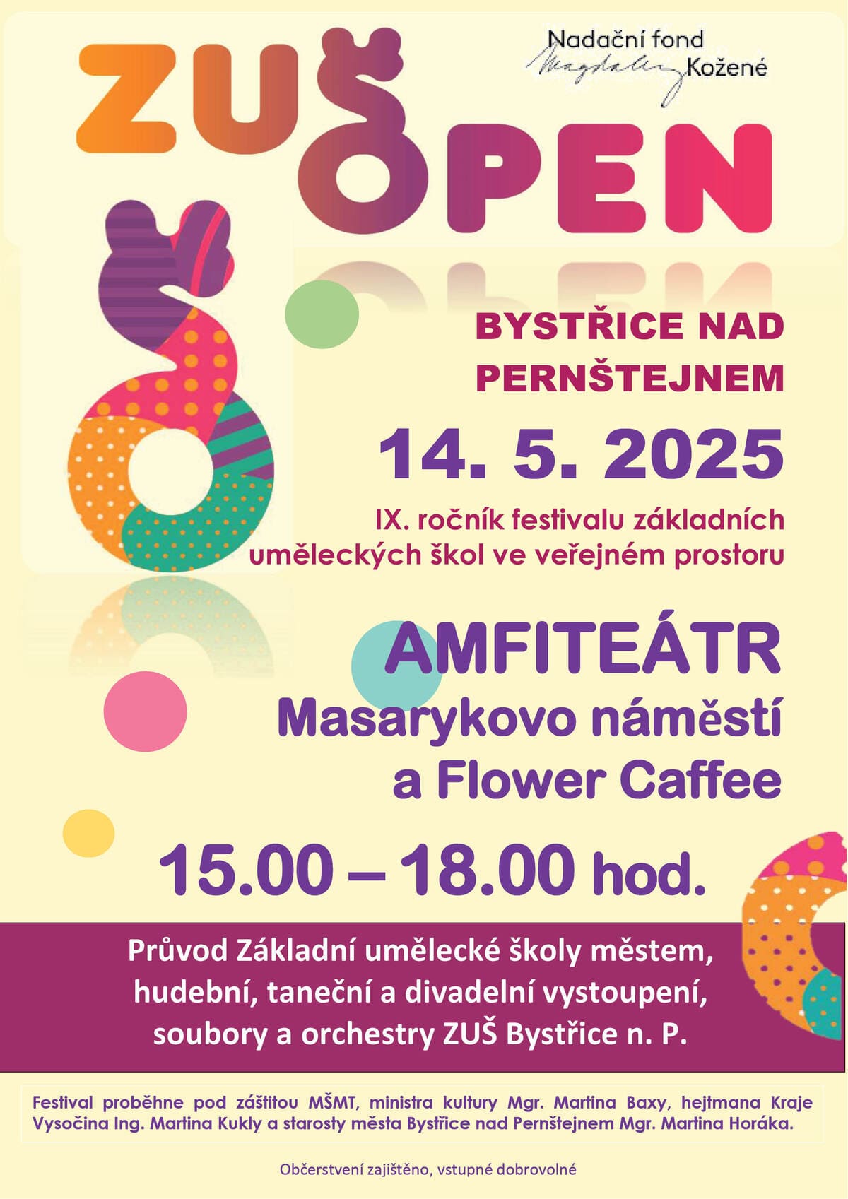 ZUŠ OPEN Bystřice nad Pernštejnem