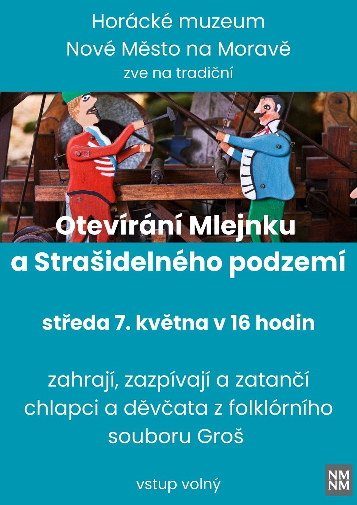 Otevírání Mlejnku a Strašidelného podzemí
