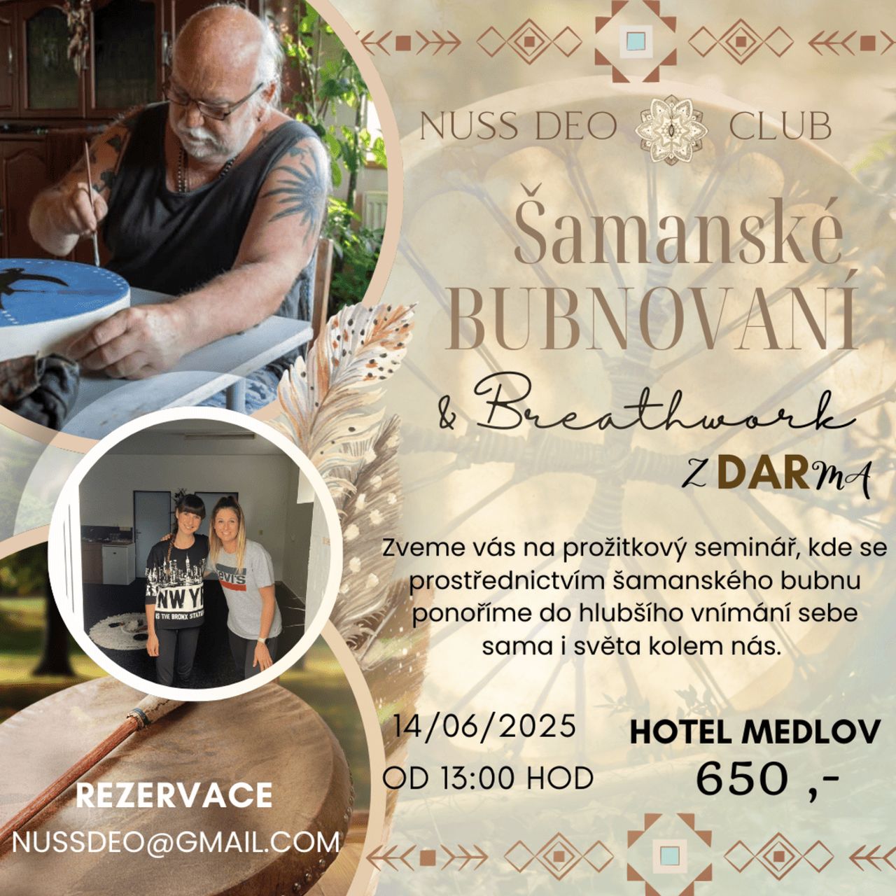 Šamanské bubnování & Breathwork