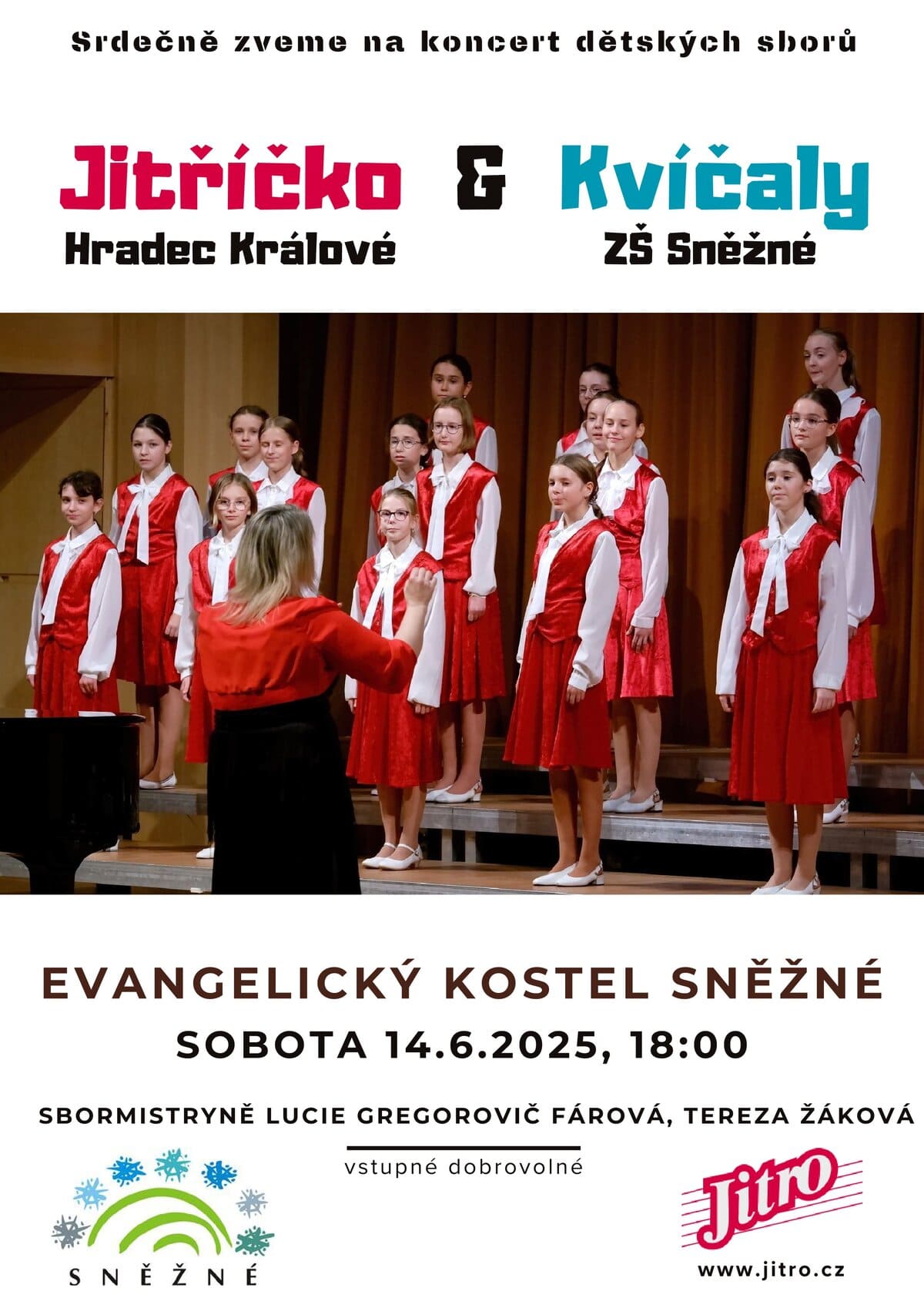 Koncert dětských sborů Jitříčko & Kvíčaly