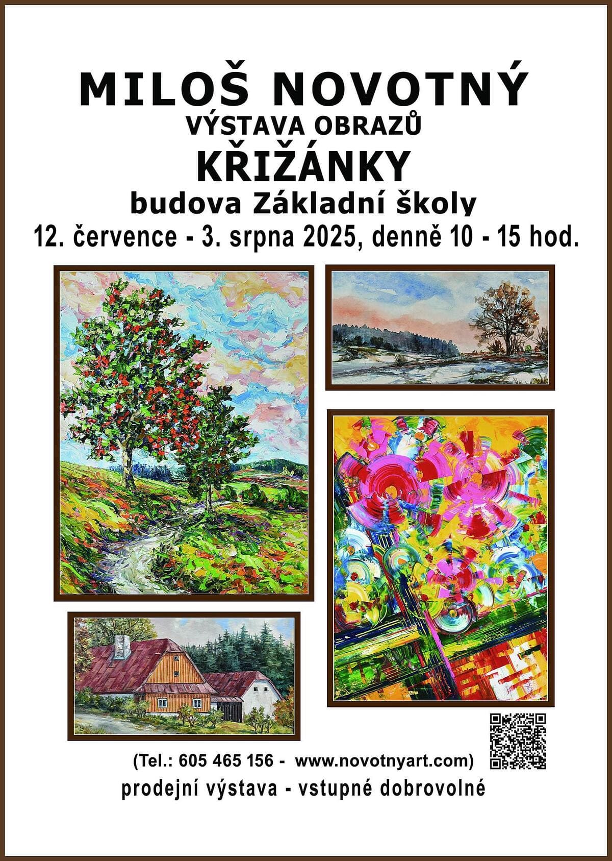 Miloš Novotný - Výstava obrazů