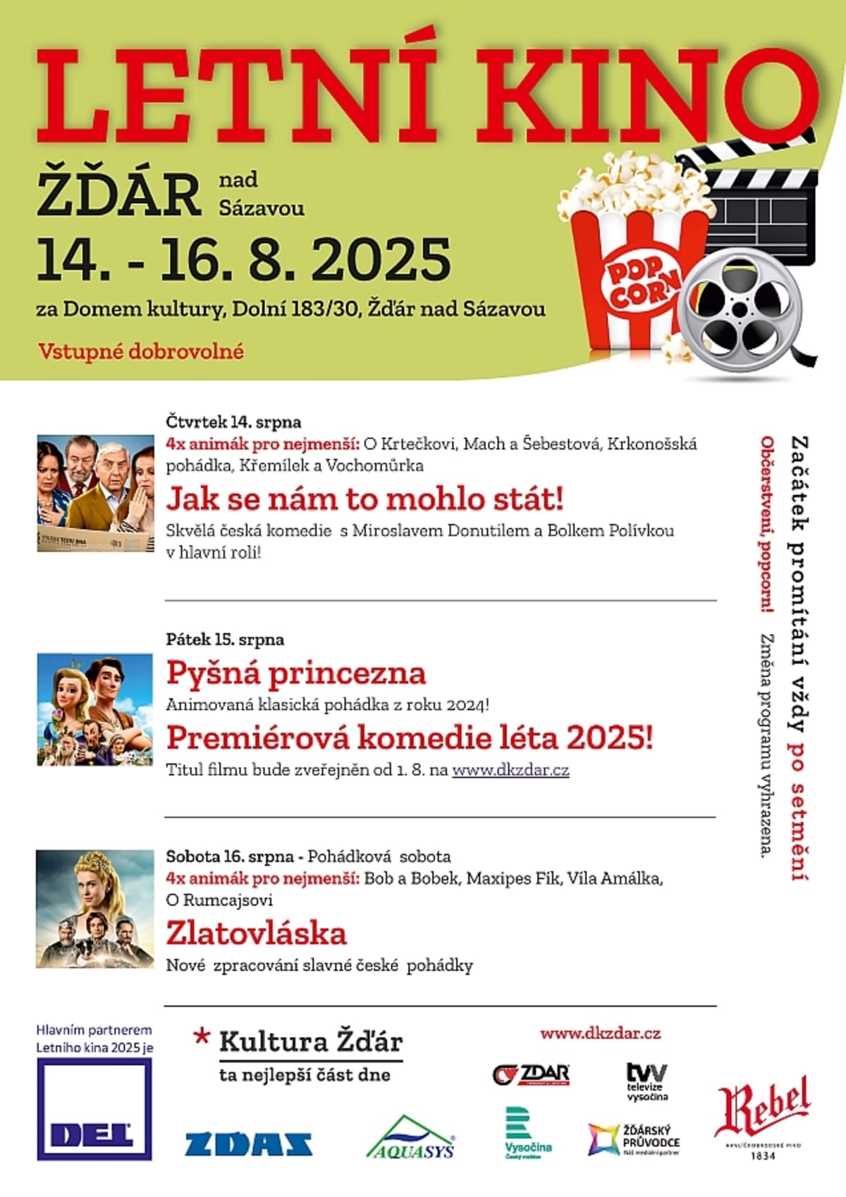 Letní kino Žďár nad Sázavou