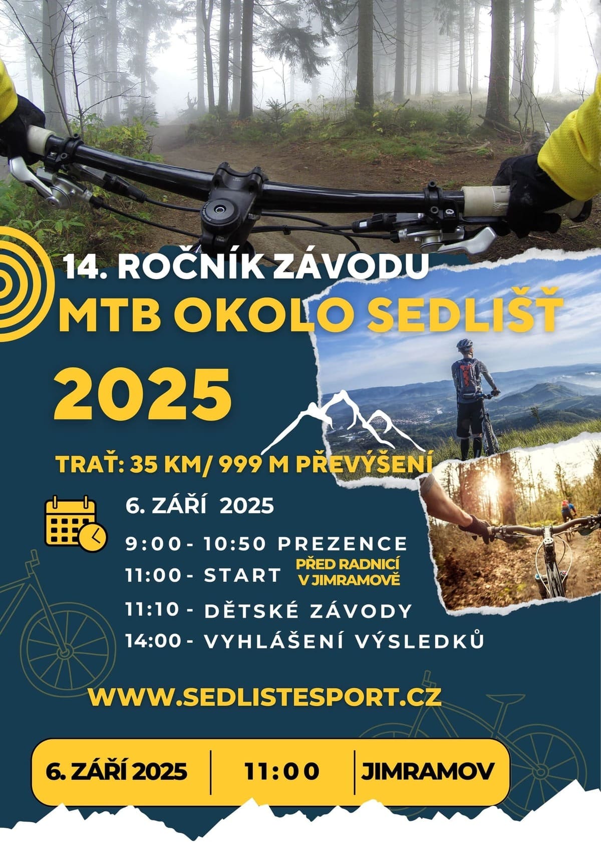 14. ročník závodu MTB Okolo Sedlišť
