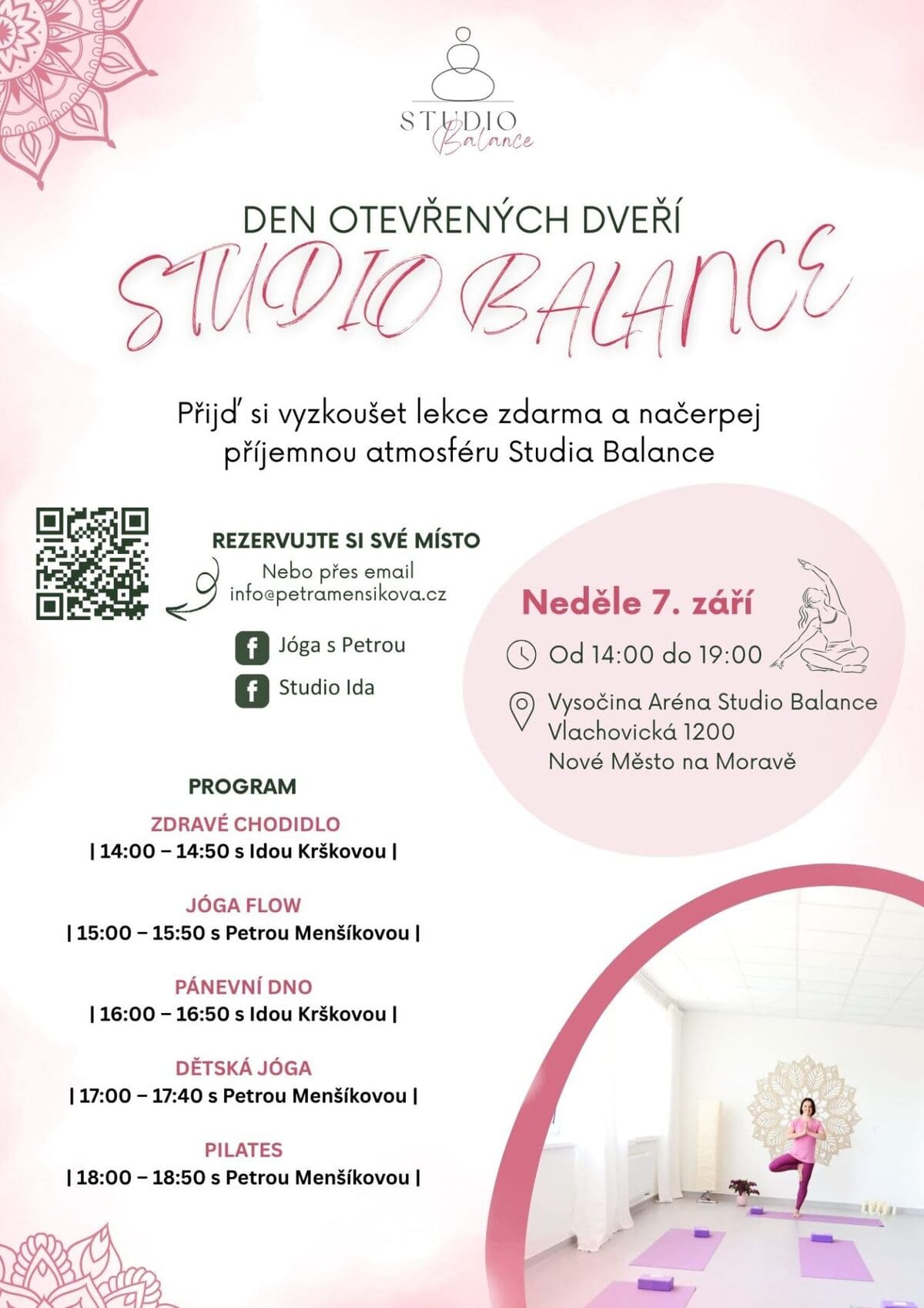 Den otevřených dveří Studio Balance