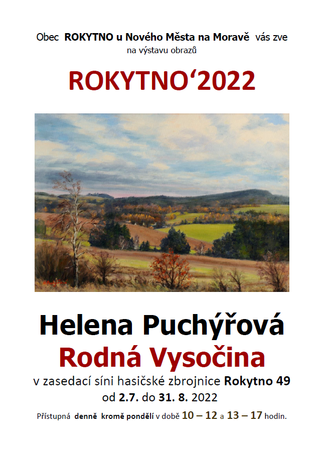 Helena Puchýřová - Rodná Vysočina