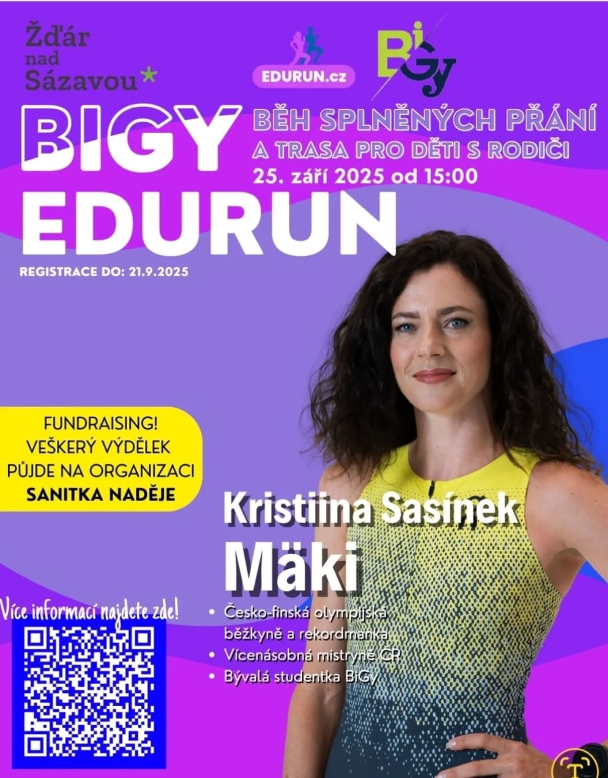 BIGY EDURUN - Běh splněných přání a Trasa pro děti s rodiči