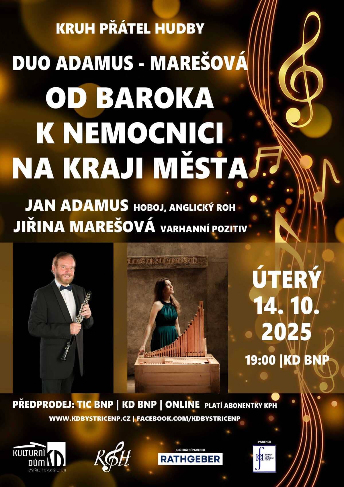 Duo Adamus - Marešová: Od baroka k Nemocnici na kraji města