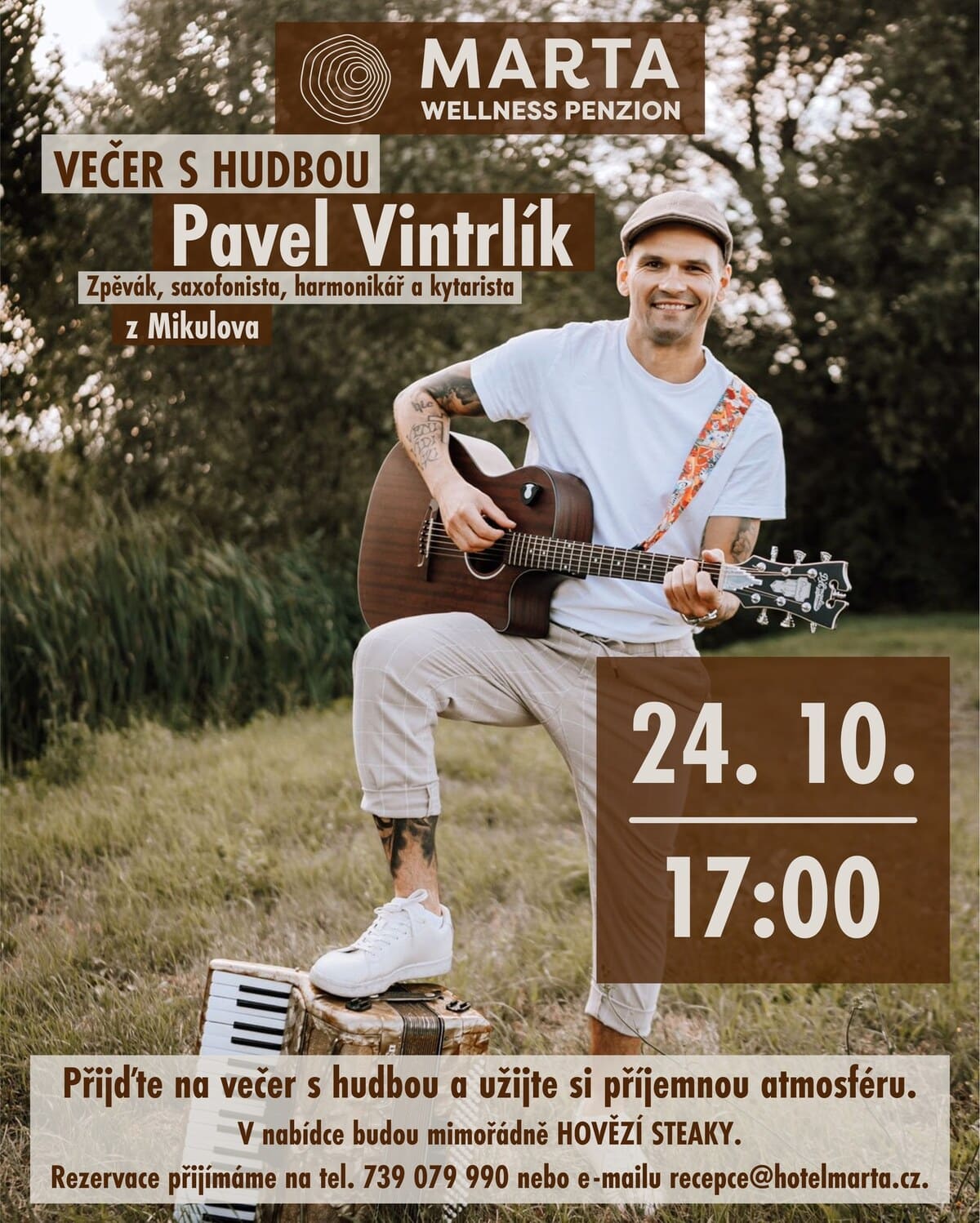 Večer s hudbou Pavel Vintrlík