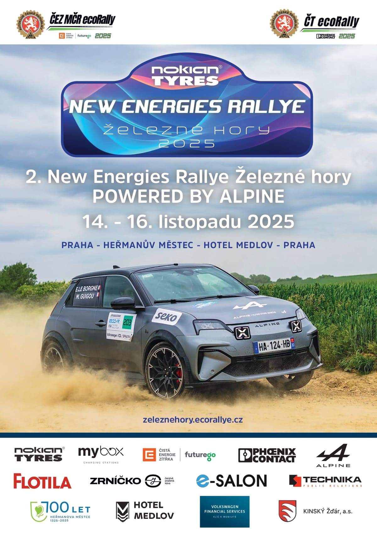 New Energies Rallye Železné hory 2025