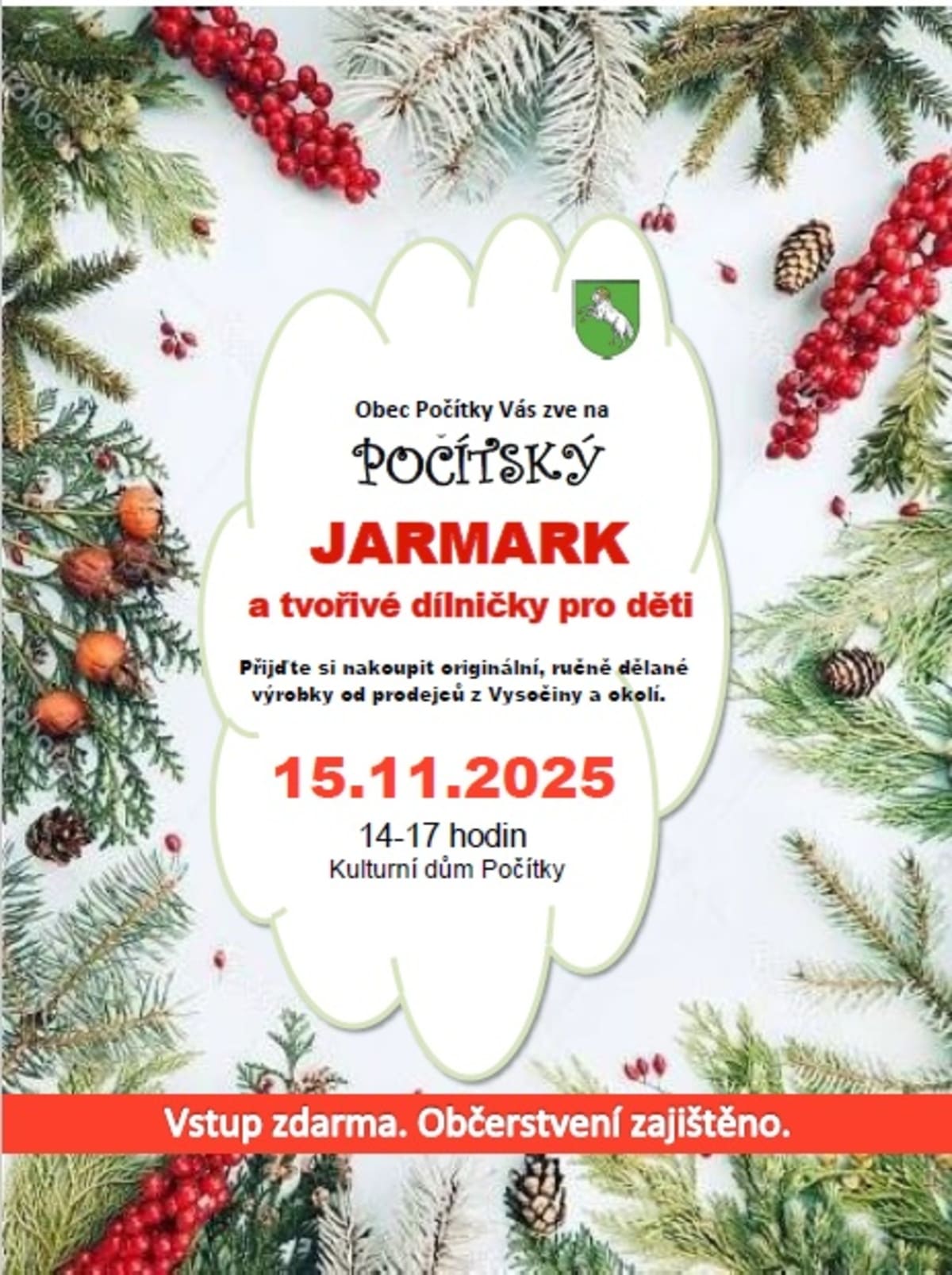 Počítský jarmark a tvořivé dílničky pro děti