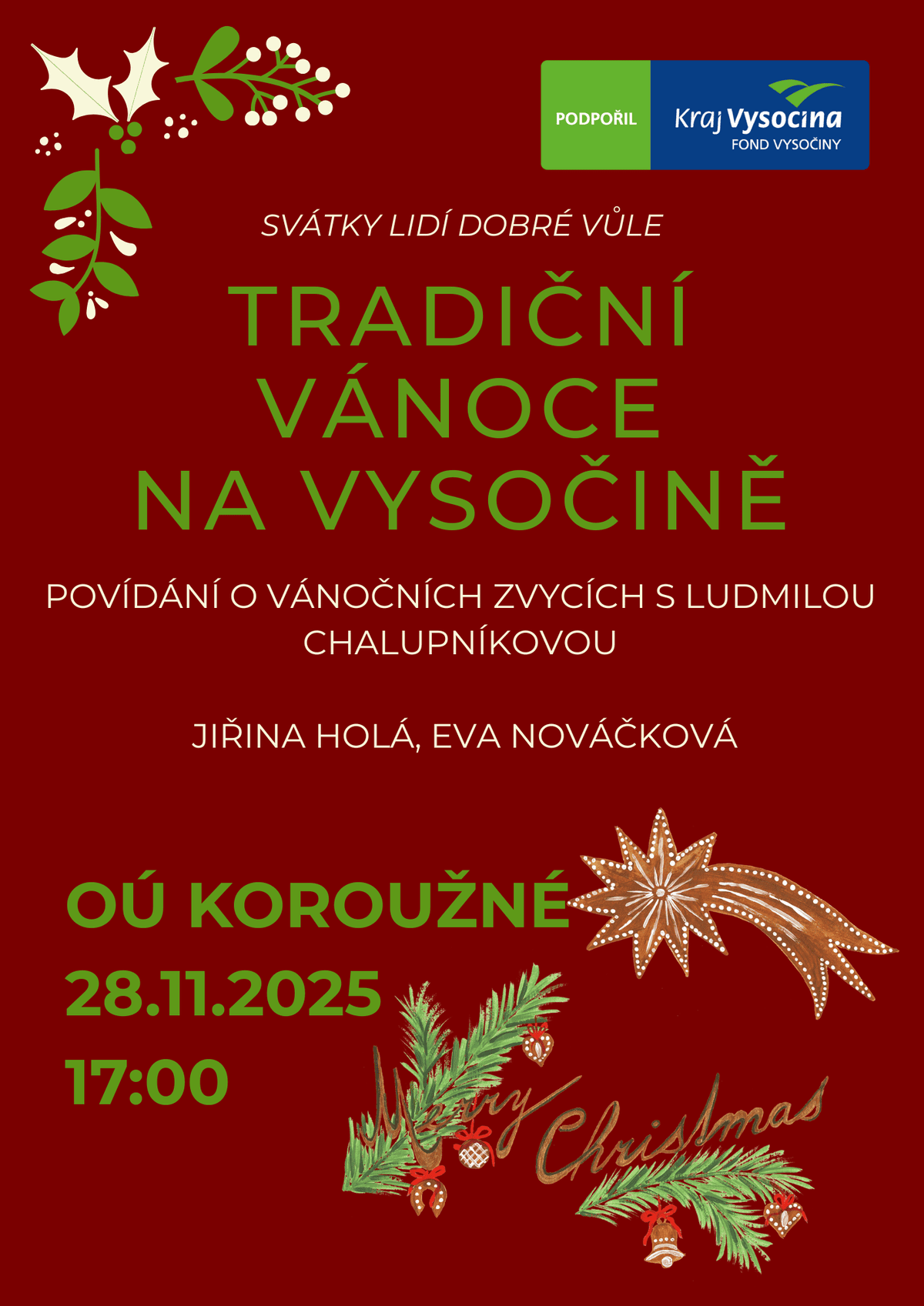 Tradiční Vánoce na Vysočině