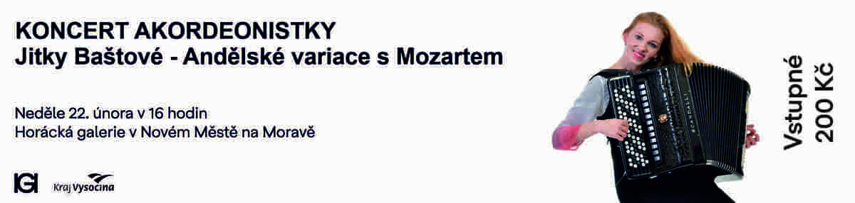 Koncert Akordeonistky Jitky Baštové - Andělské variace s Mozartem
