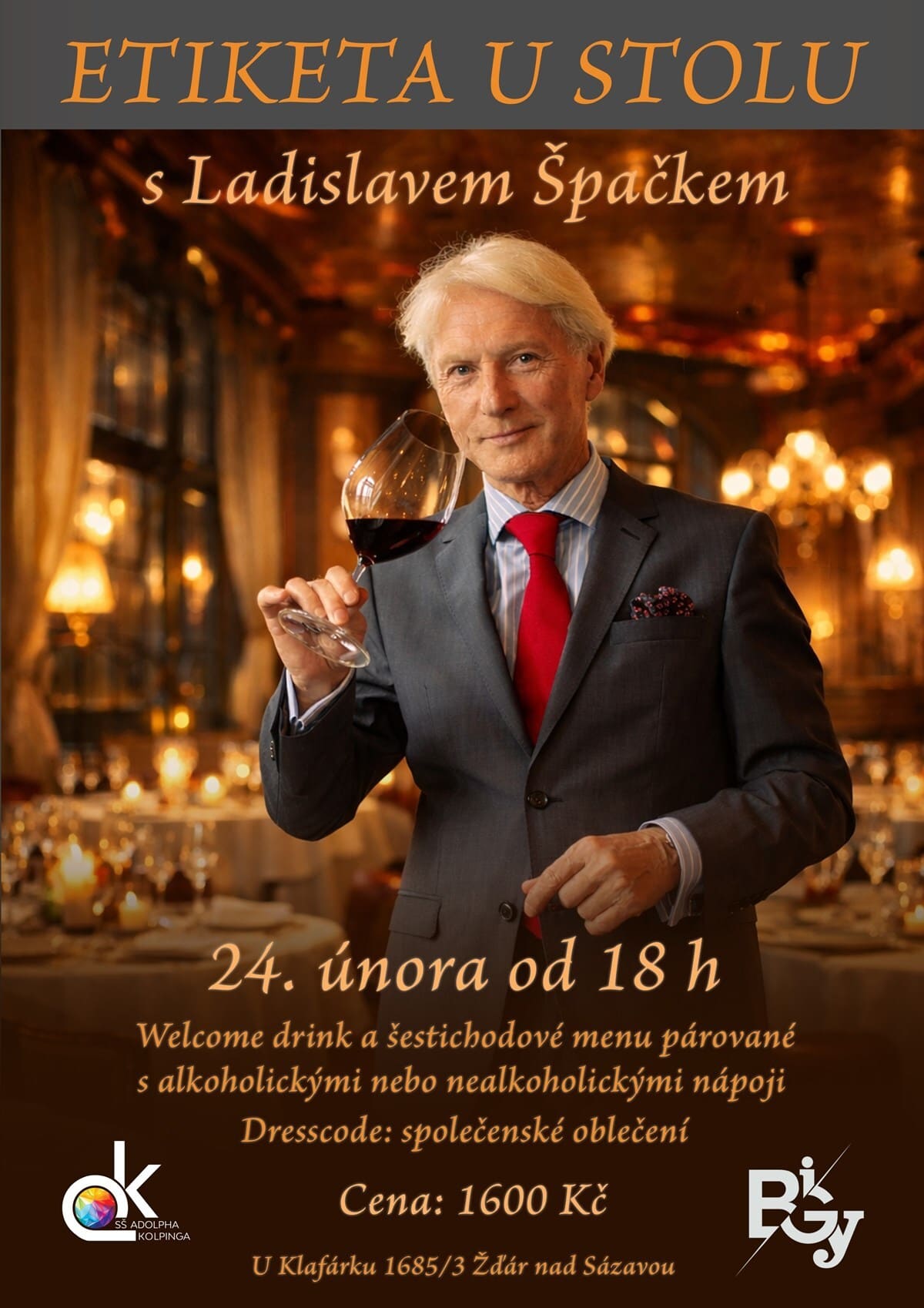 Etiketa u stolu s Ladislavem Špačkem