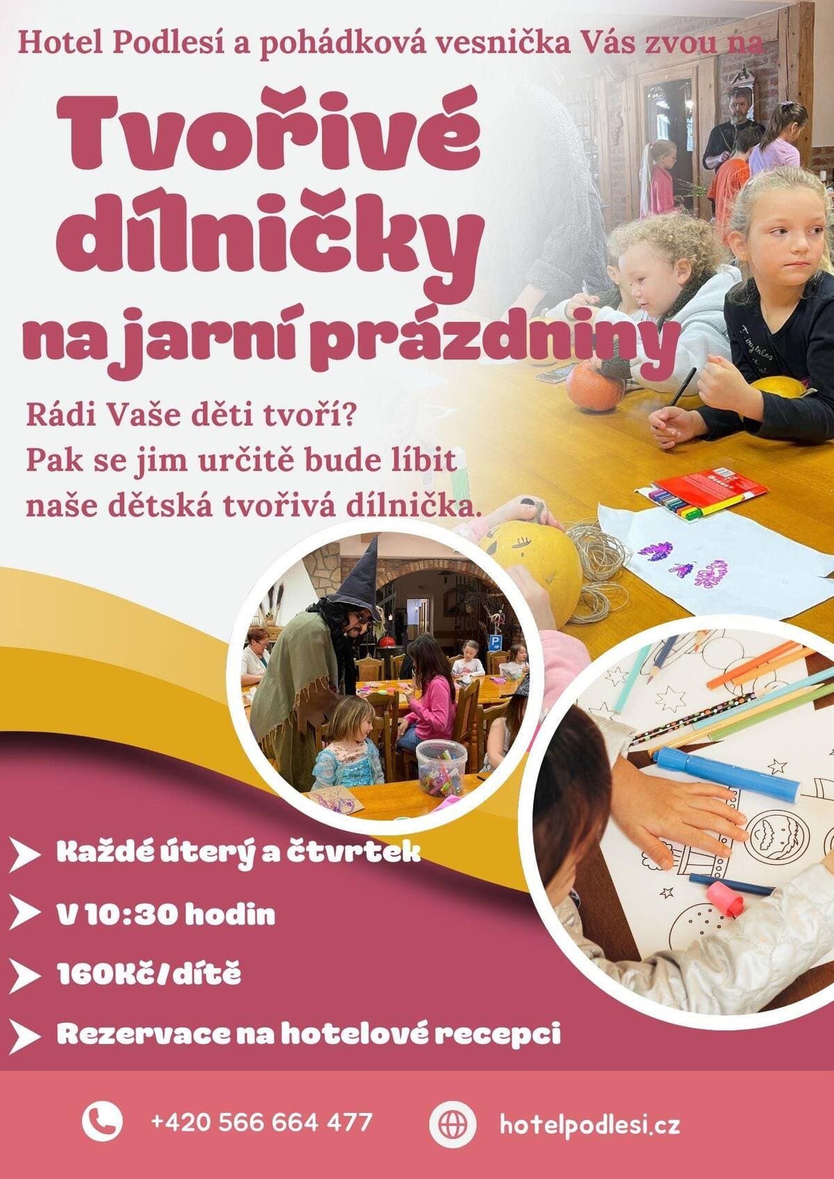 Tvořivé dílničky na jarní prázdniny