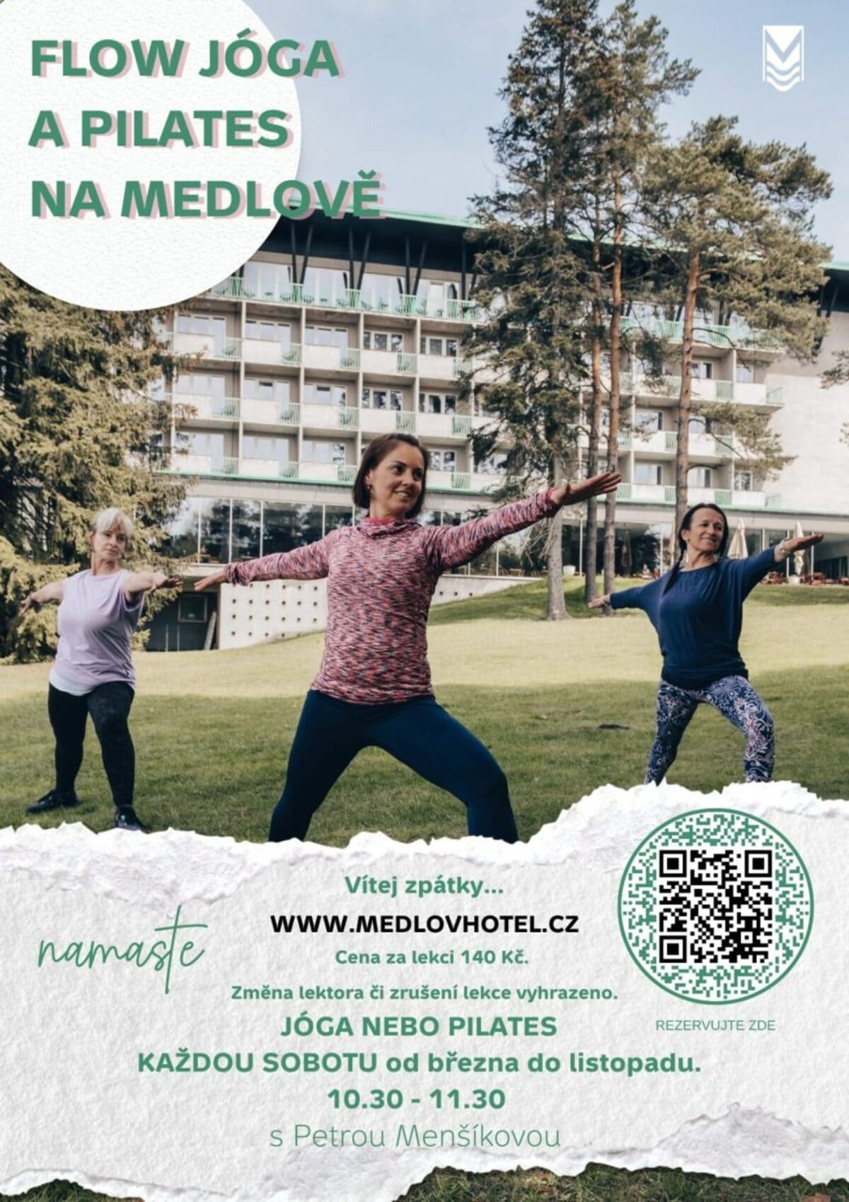 Flow jóga a pilates na Medlově