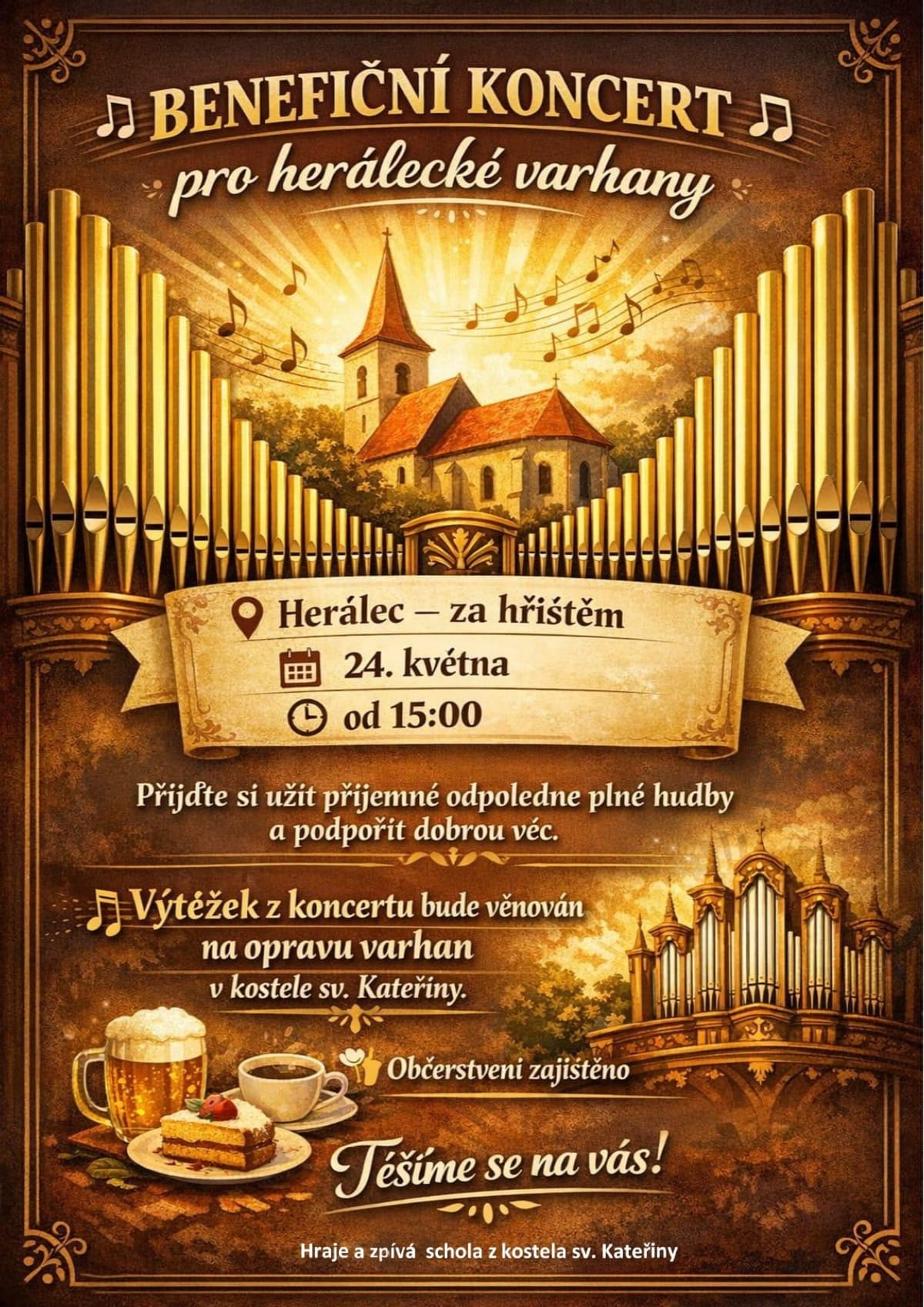 Benefiční koncert pro herálecké varhany
