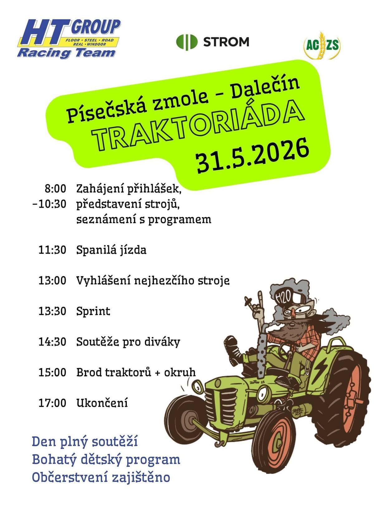 Písecká zmole - Dalečín Traktoriáda
