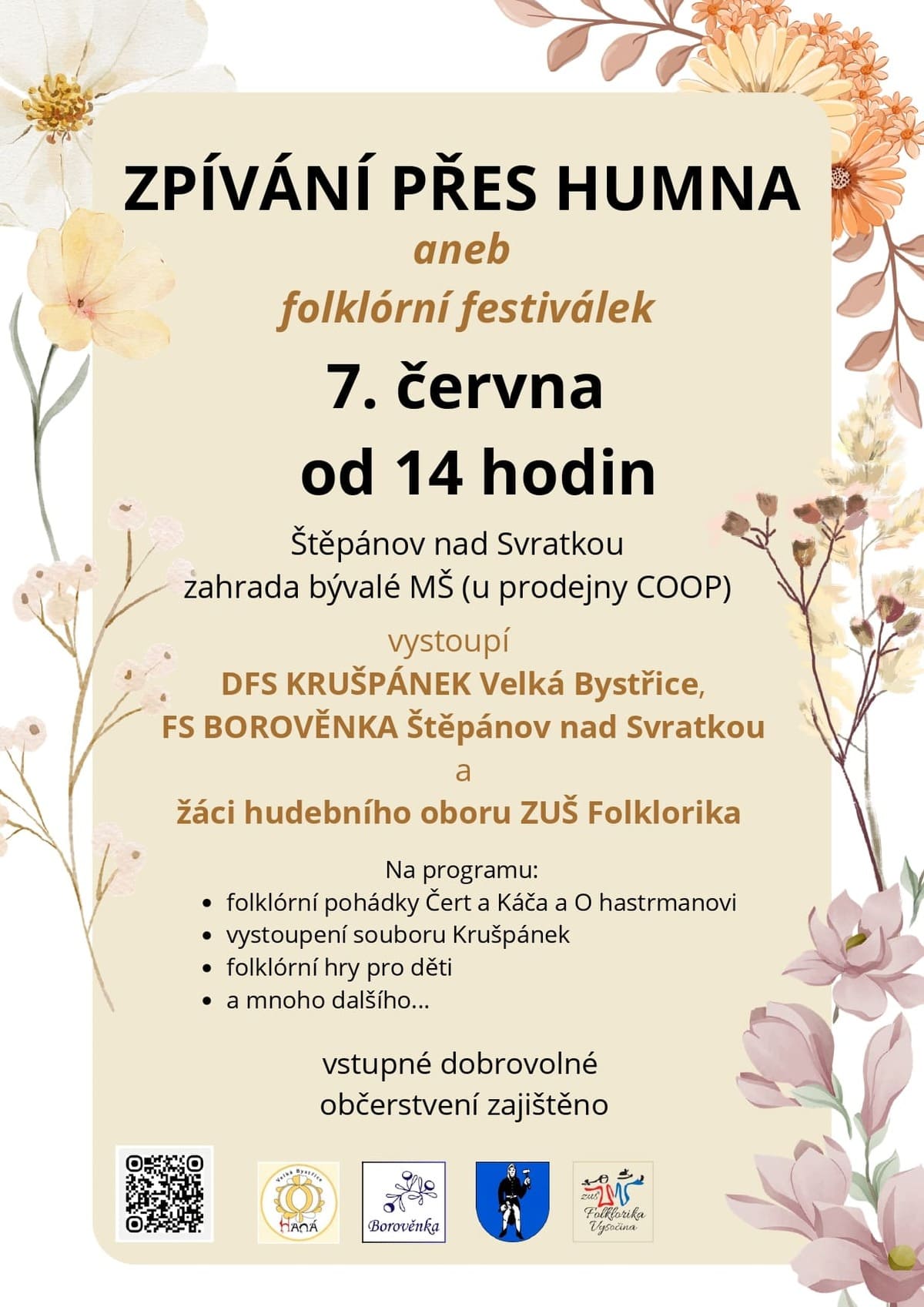 Zpívání přes humna aneb folklórní festiválek