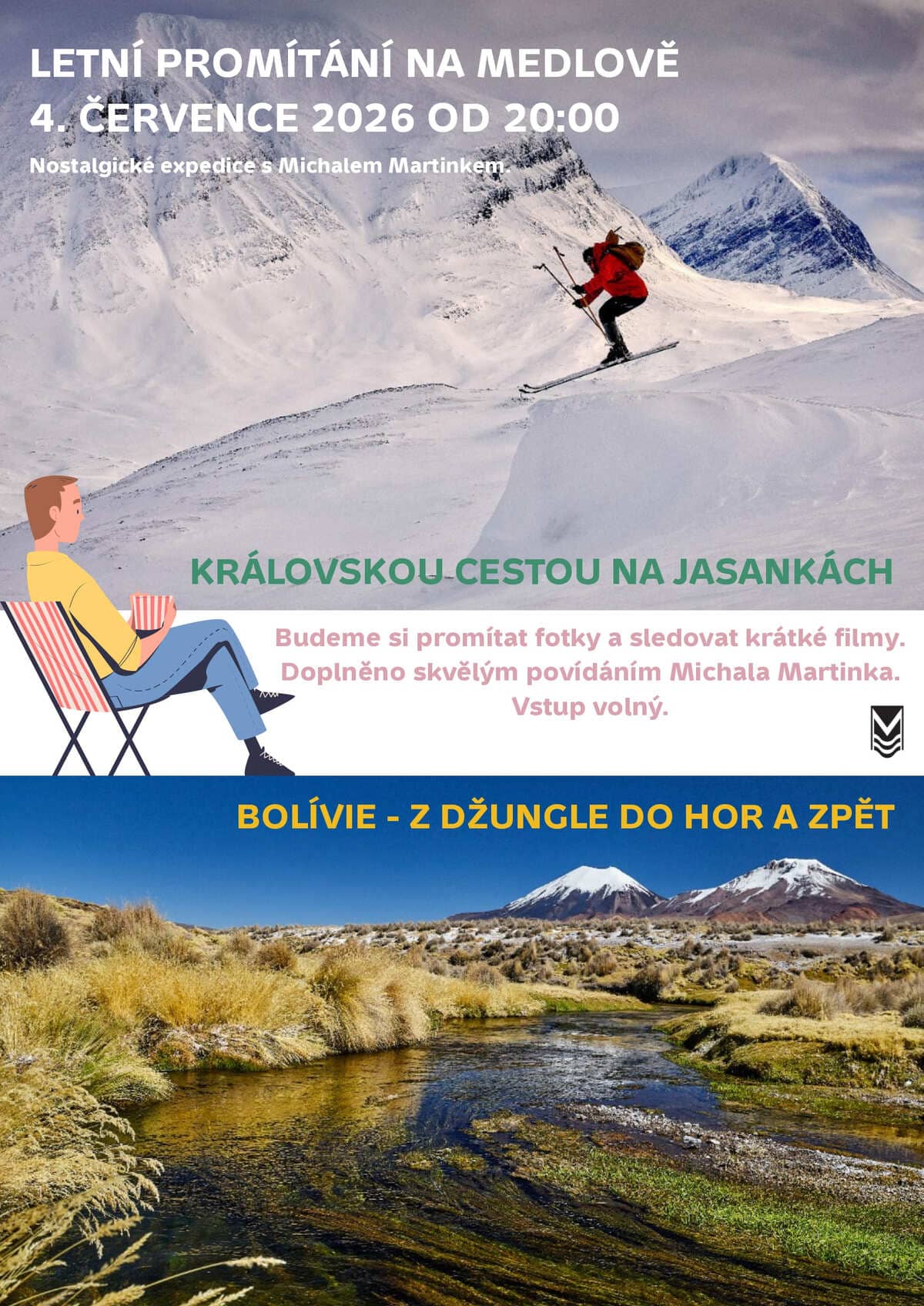 Letní promítání na Medlově