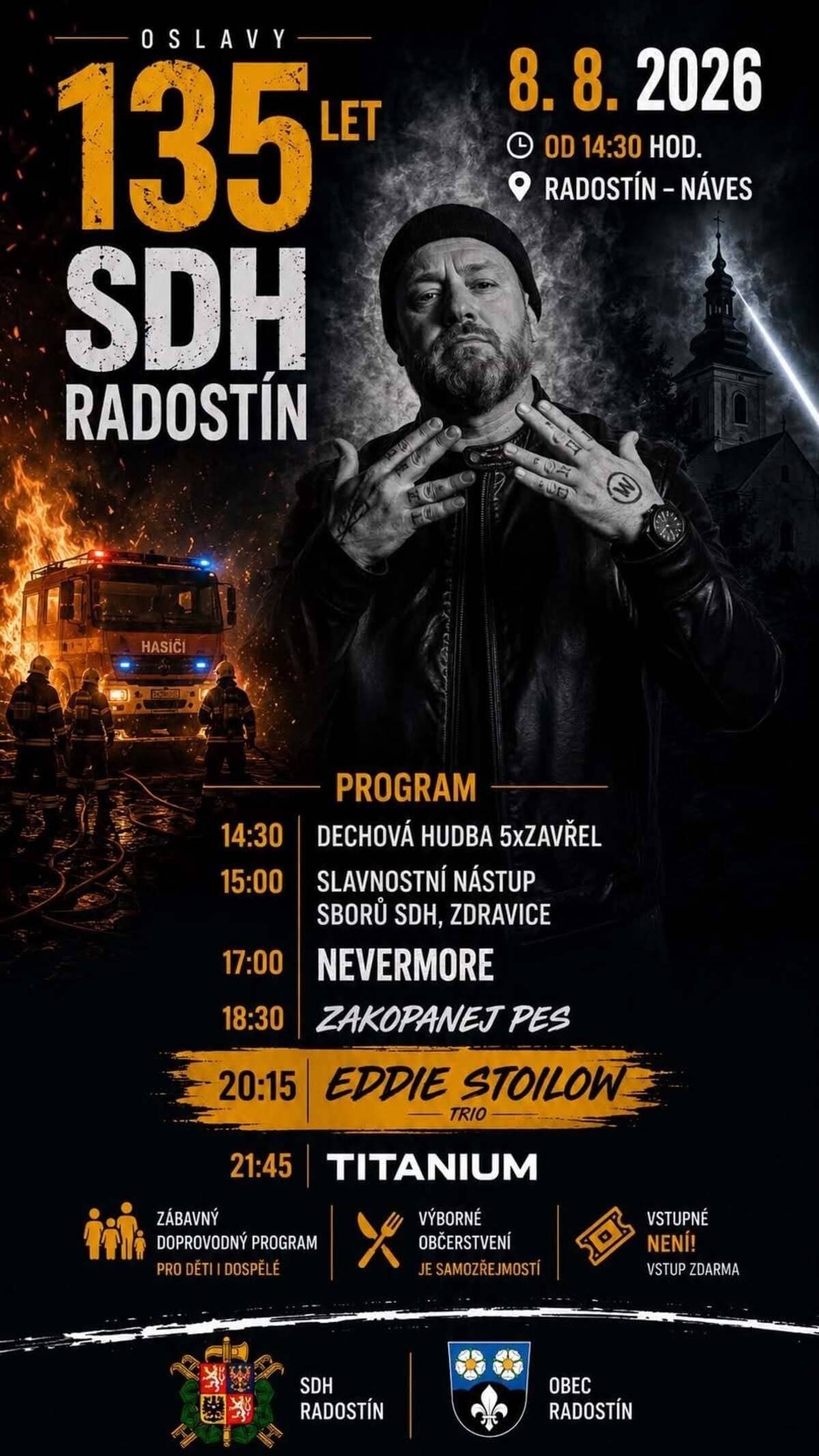 Oslavy 135 let SDH Radostín