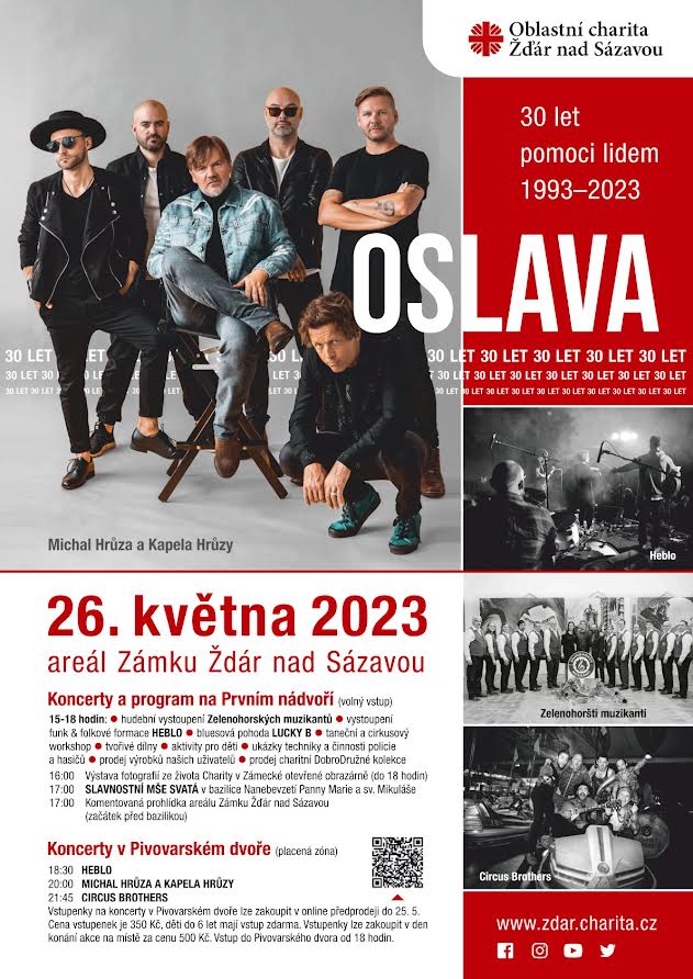 Oslava 30 let pomoci lidem