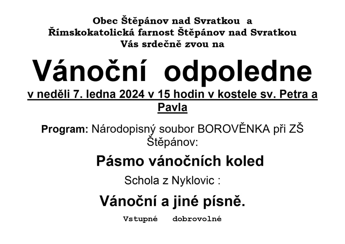 Vánoční odpoledne