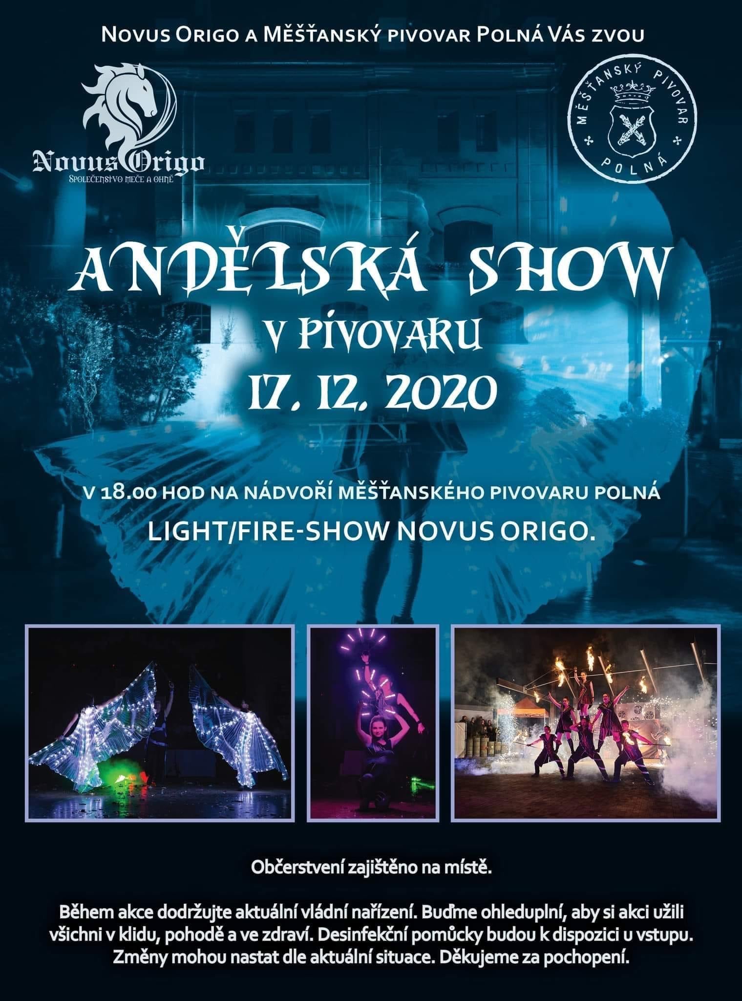 Andělská show v pivovaru